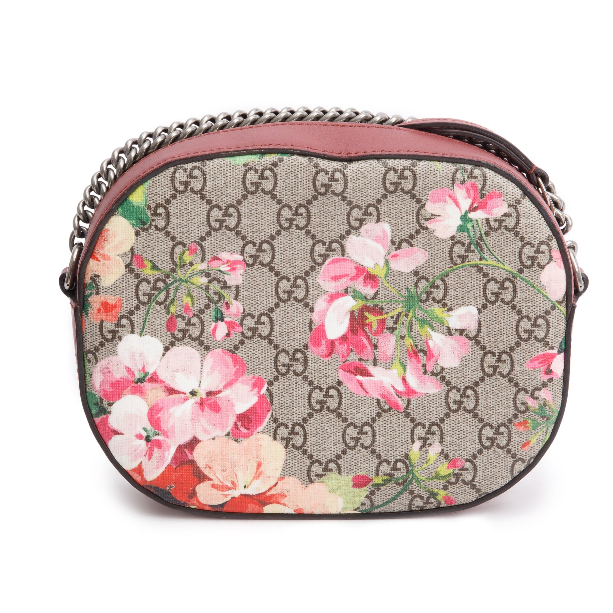 Gucci GG Supreme Blooms Chain Crossbody Bag