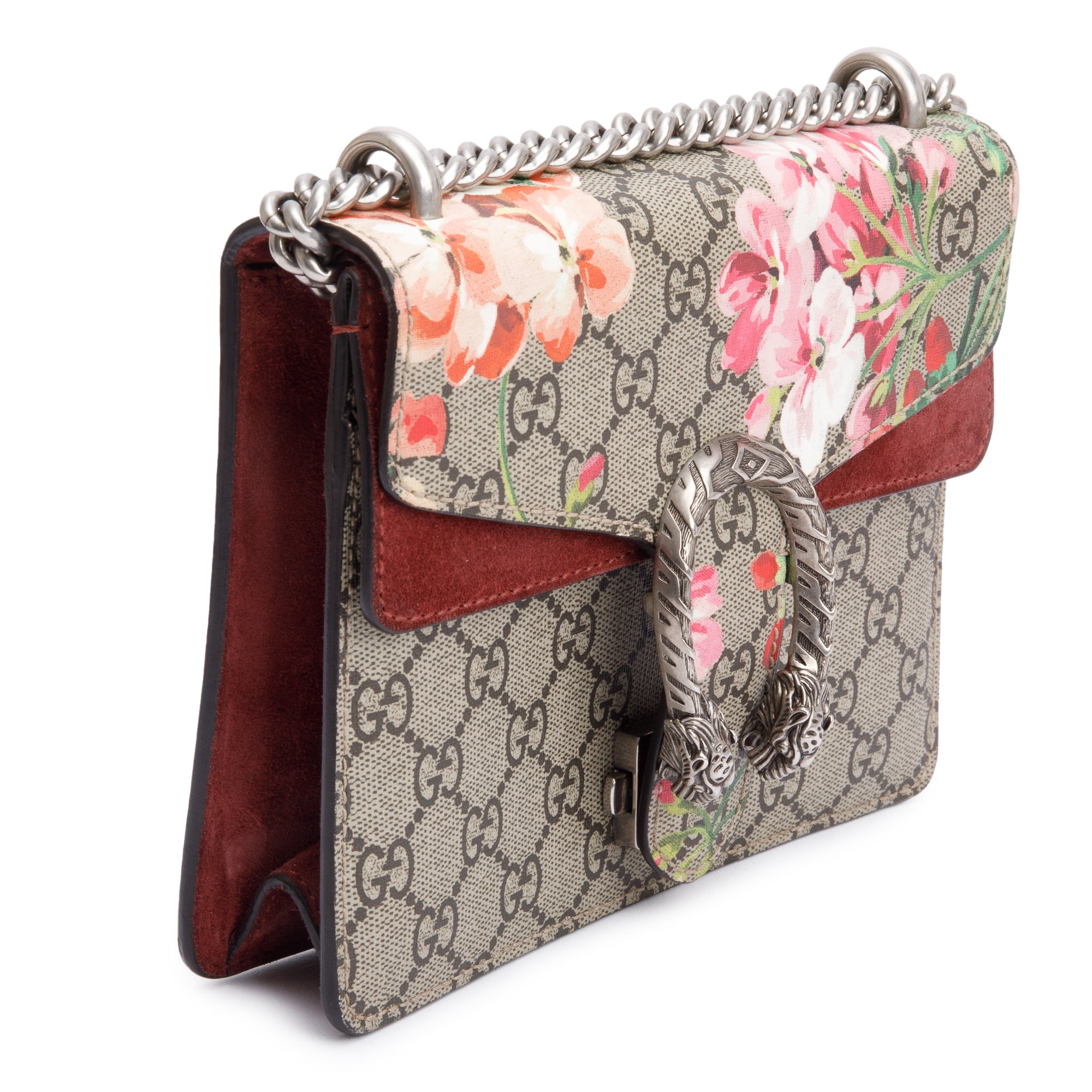 Gucci GG Supreme Blooms Dionysus Mini Shoulder Bag