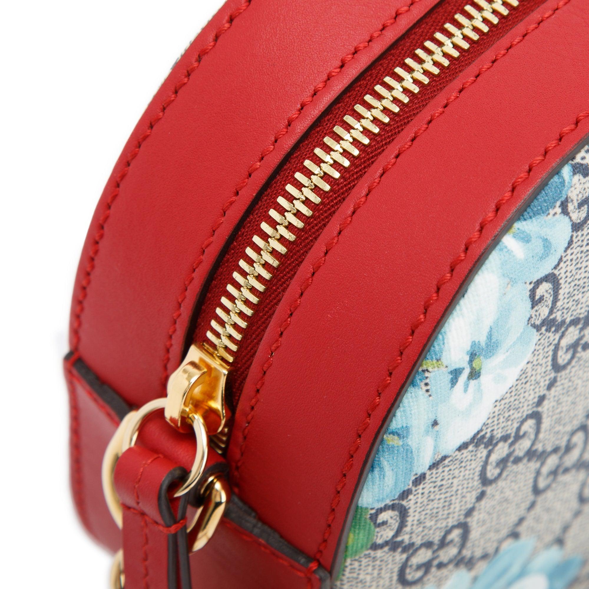 Gucci GG Supreme Blooms Mini Chain Crossbody Bag