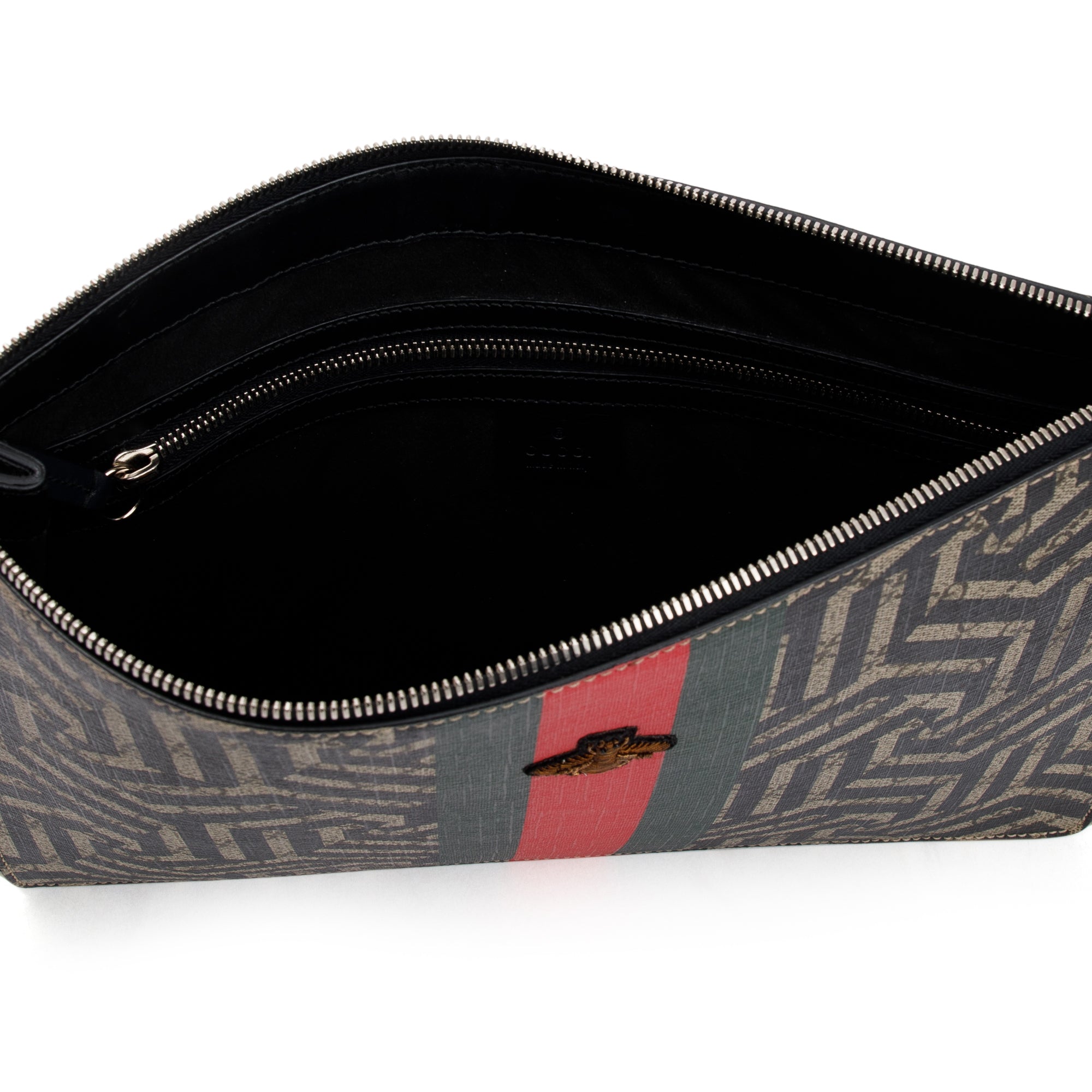 Gucci GG Supreme Caliedo Web Bee Large Crossbody Bag