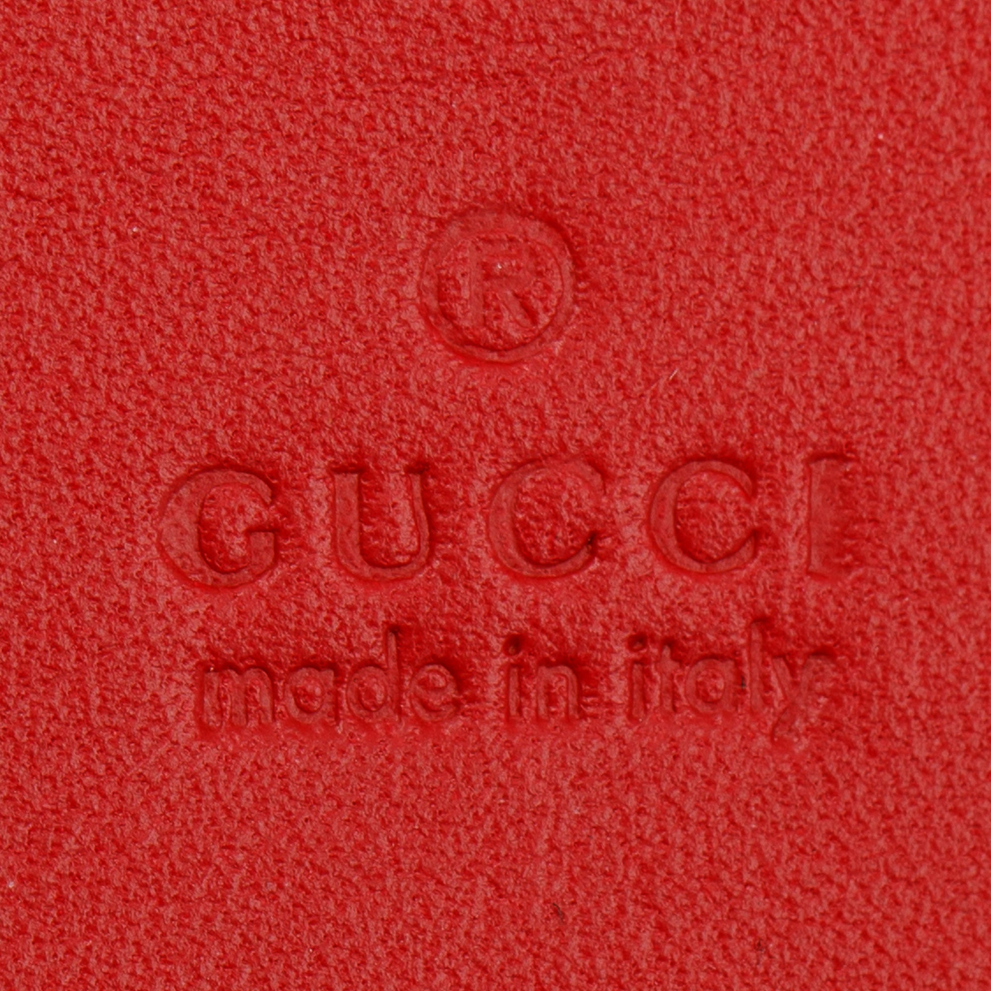 Gucci GG Supreme Canvas Cherry Card Case Wallet w/ Box