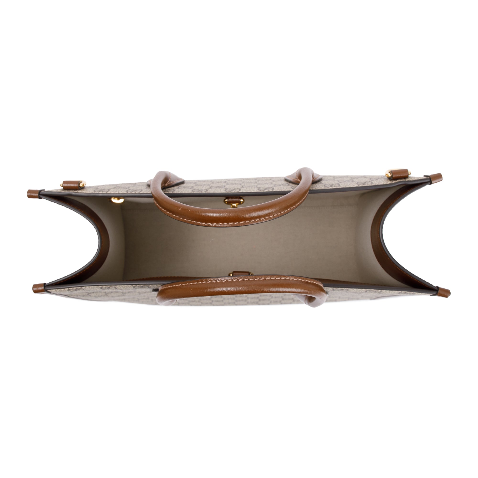 Gucci GG Supreme Canvas Interlocking G Medium Tote w/ Strap