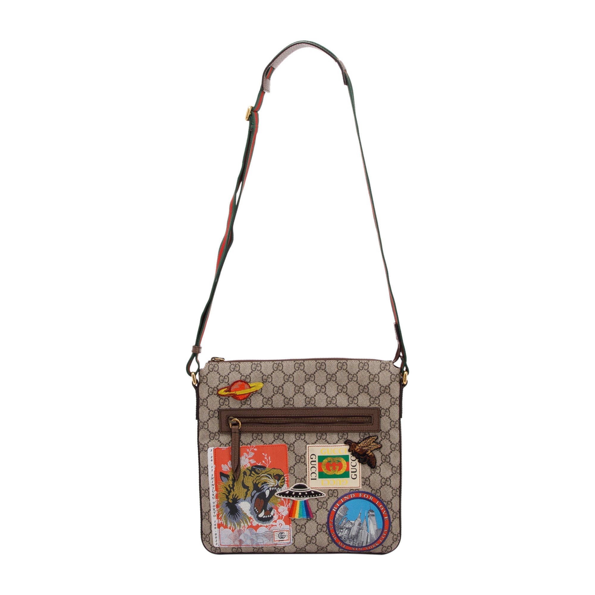 Gucci GG Supreme Courrier Soft Messenger Bag