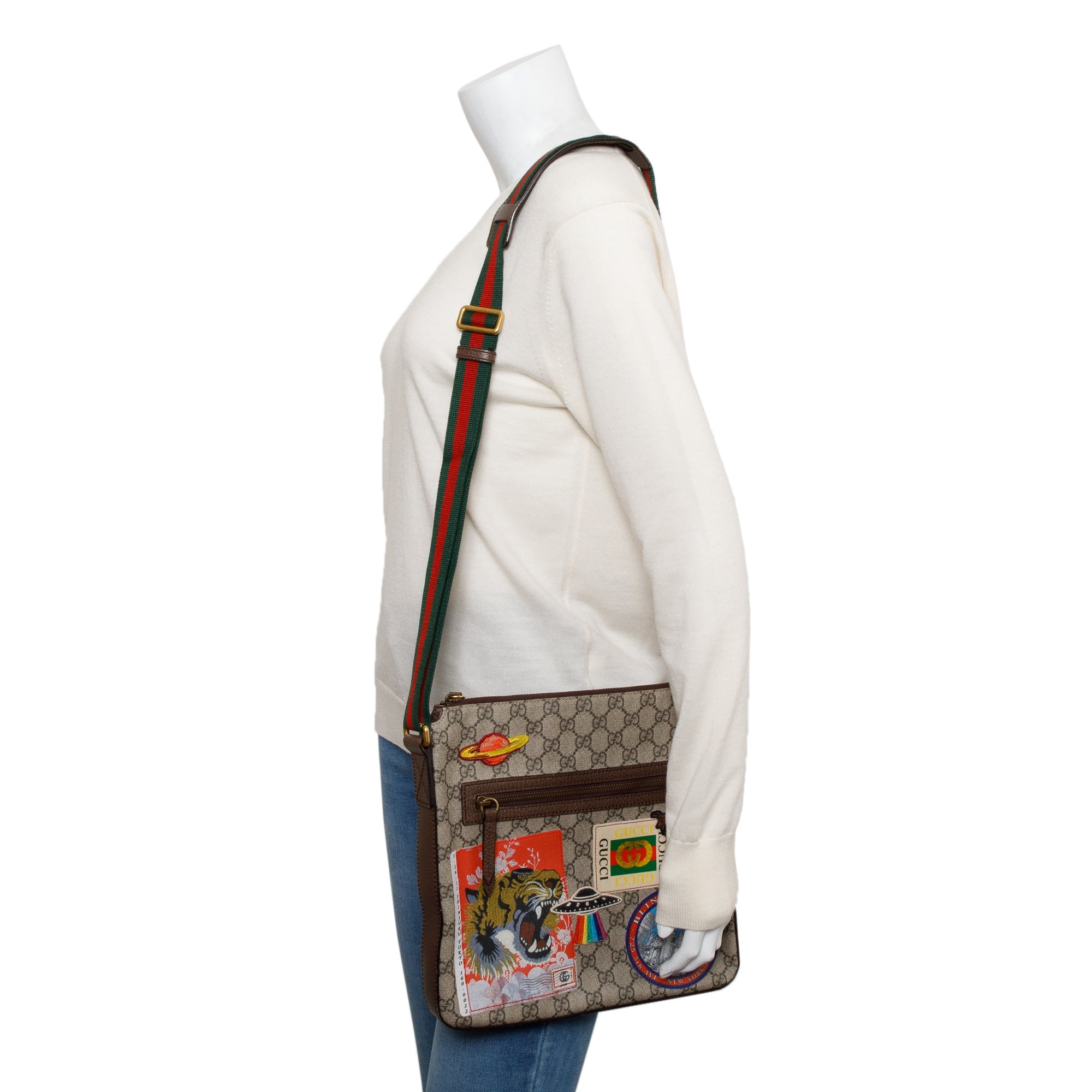 Gucci GG Supreme Courrier Soft Messenger Bag