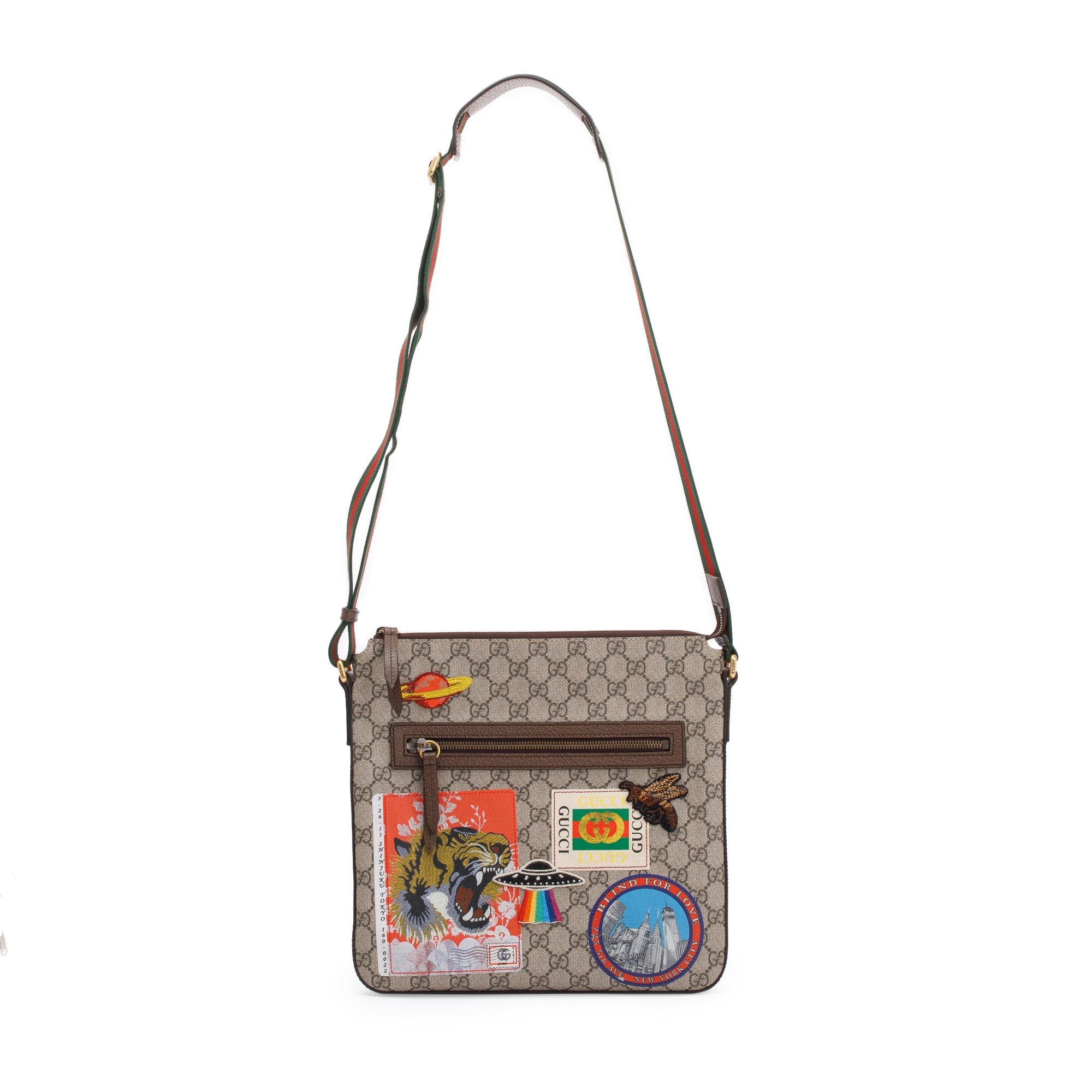 Gucci GG Supreme Courrier Soft Messenger Bag