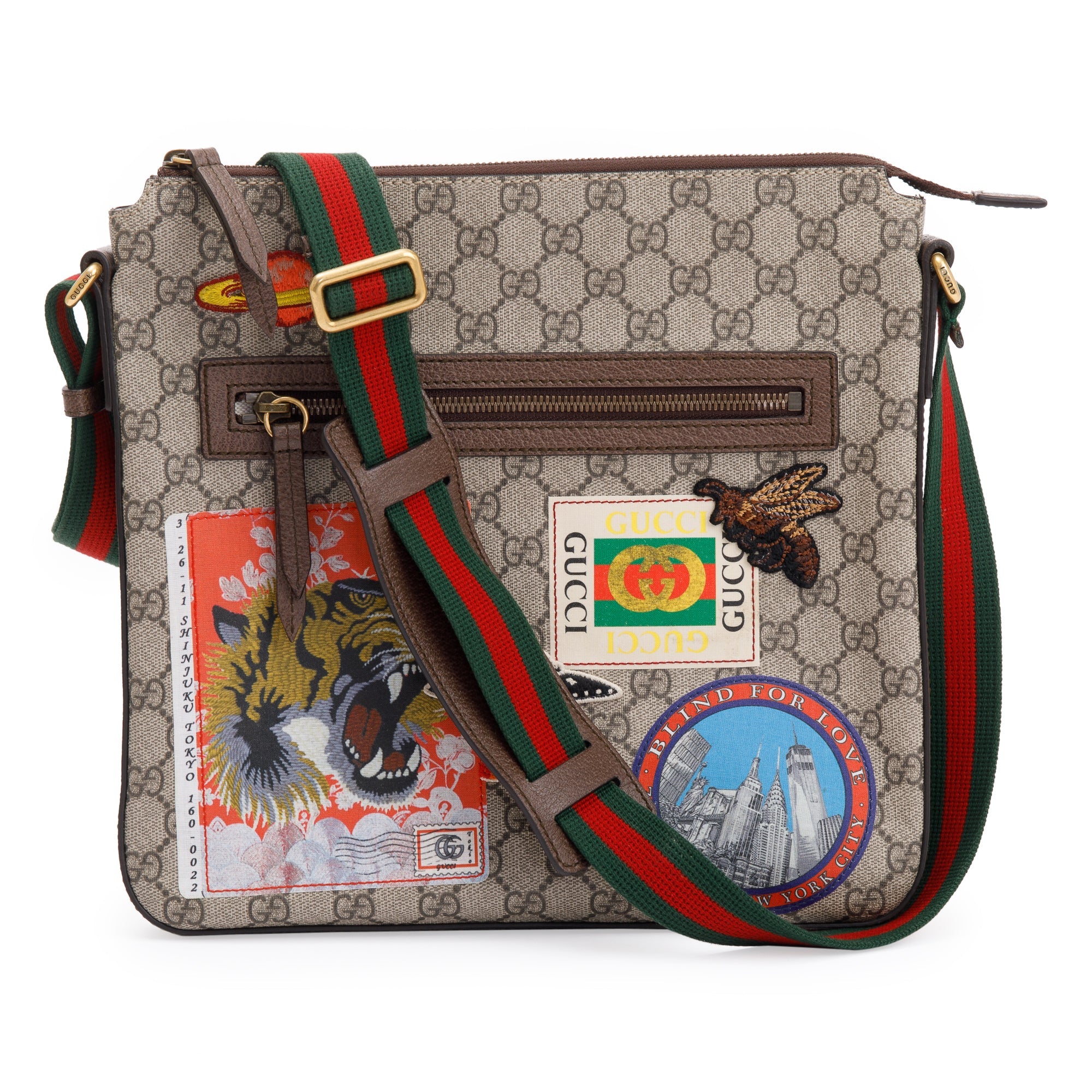 Gucci GG Supreme Courrier Soft Messenger Bag