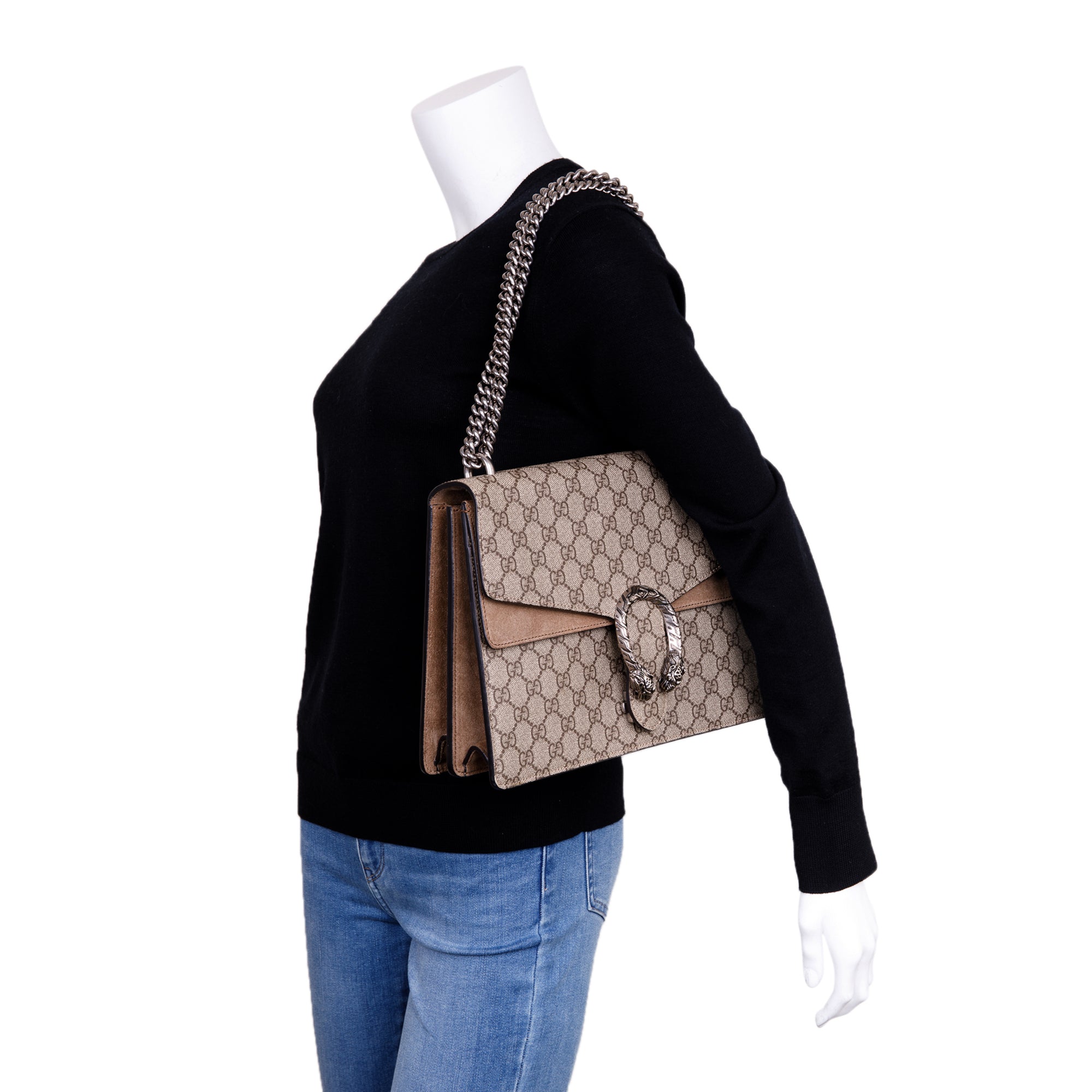Gucci GG Supreme Dionysus Medium Shoulder Bag
