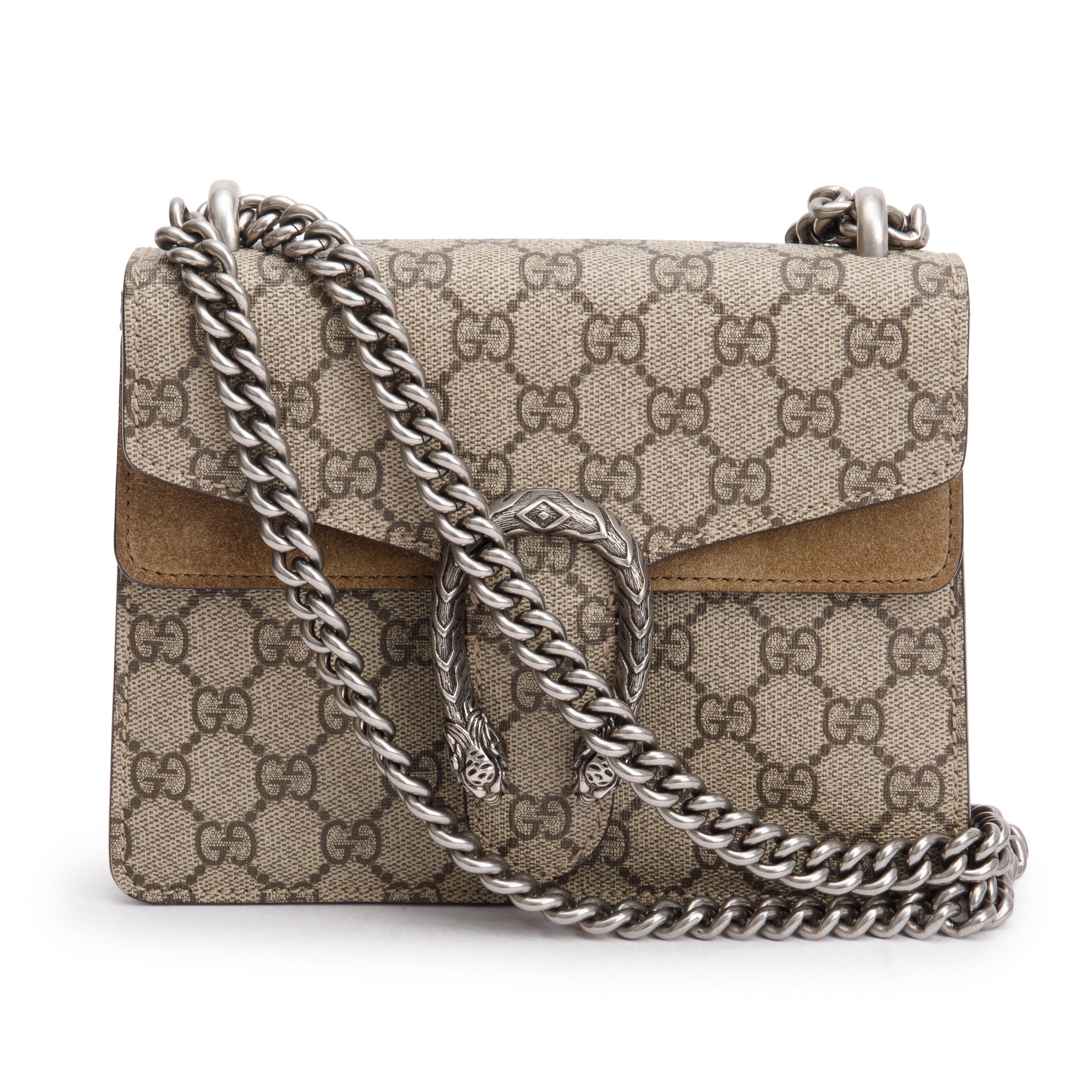 Gucci GG Supreme Dionysus Mini Shoulder Bag w/ Box