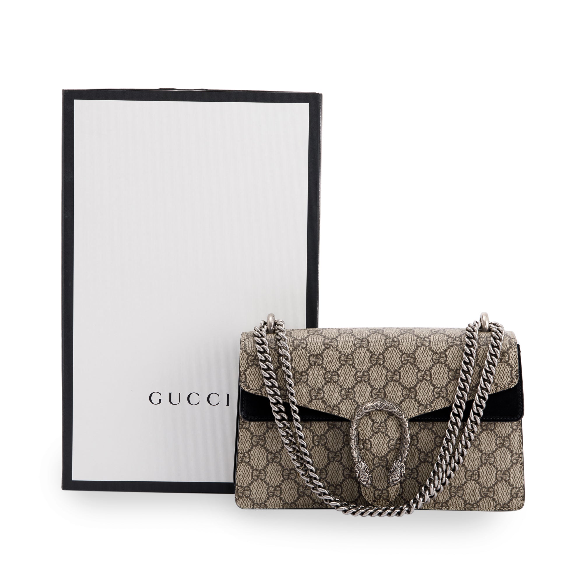 Gucci GG Supreme Dionysus Small Shoulder Bag w/ Box