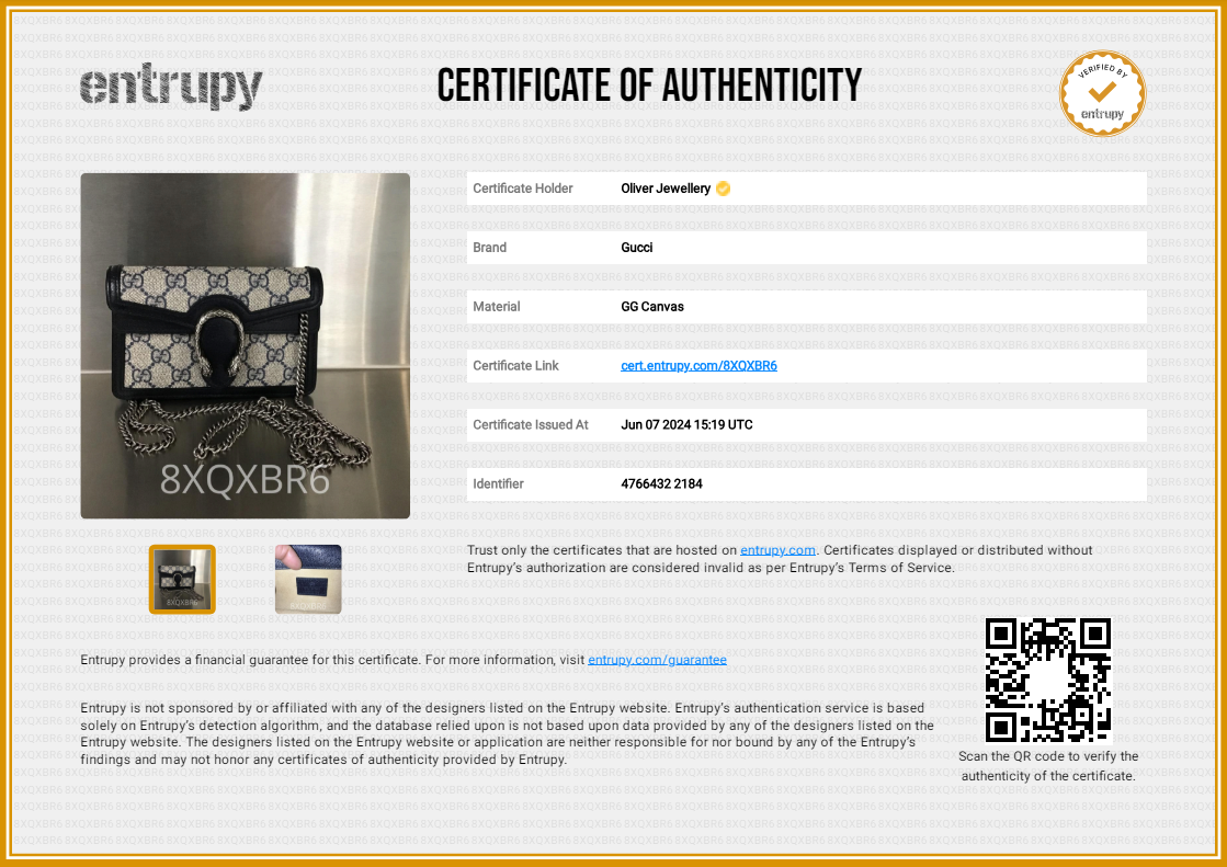 Gucci GG Supreme Dionysus Super Mini Bag w/ Box