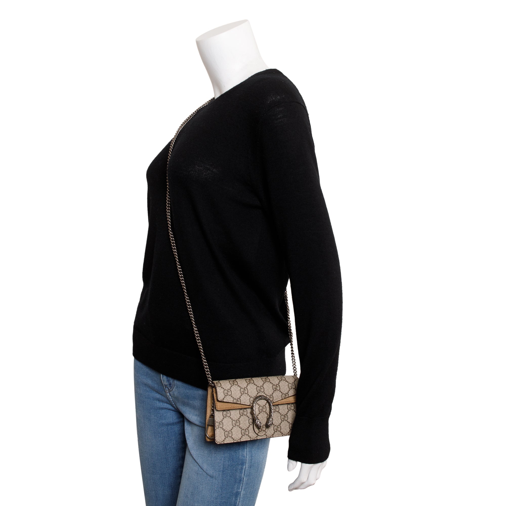 Gucci GG Supreme Dionysus Super Mini Bag w/ Box