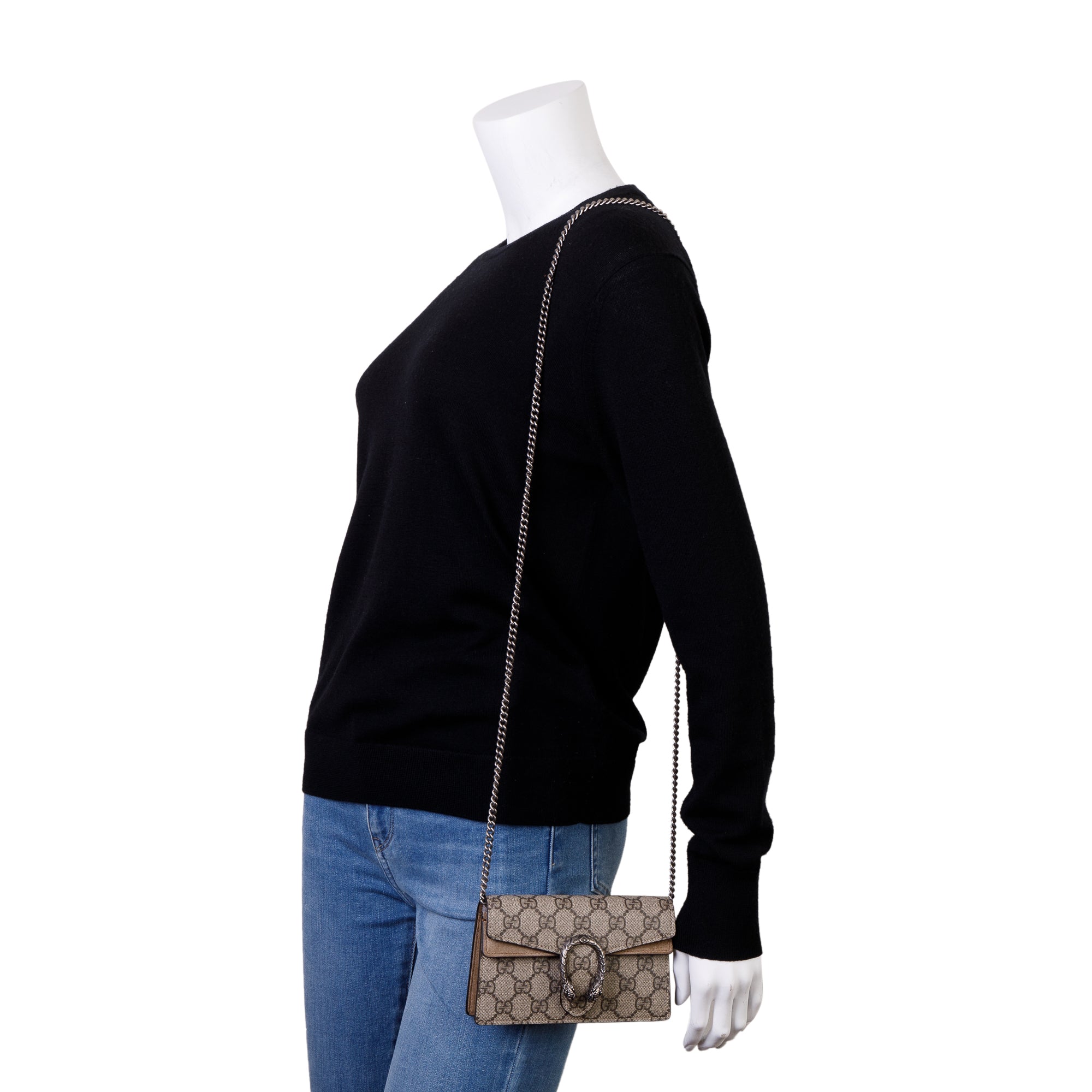 Gucci GG Supreme Dionysus Super Mini Bag w/ Box