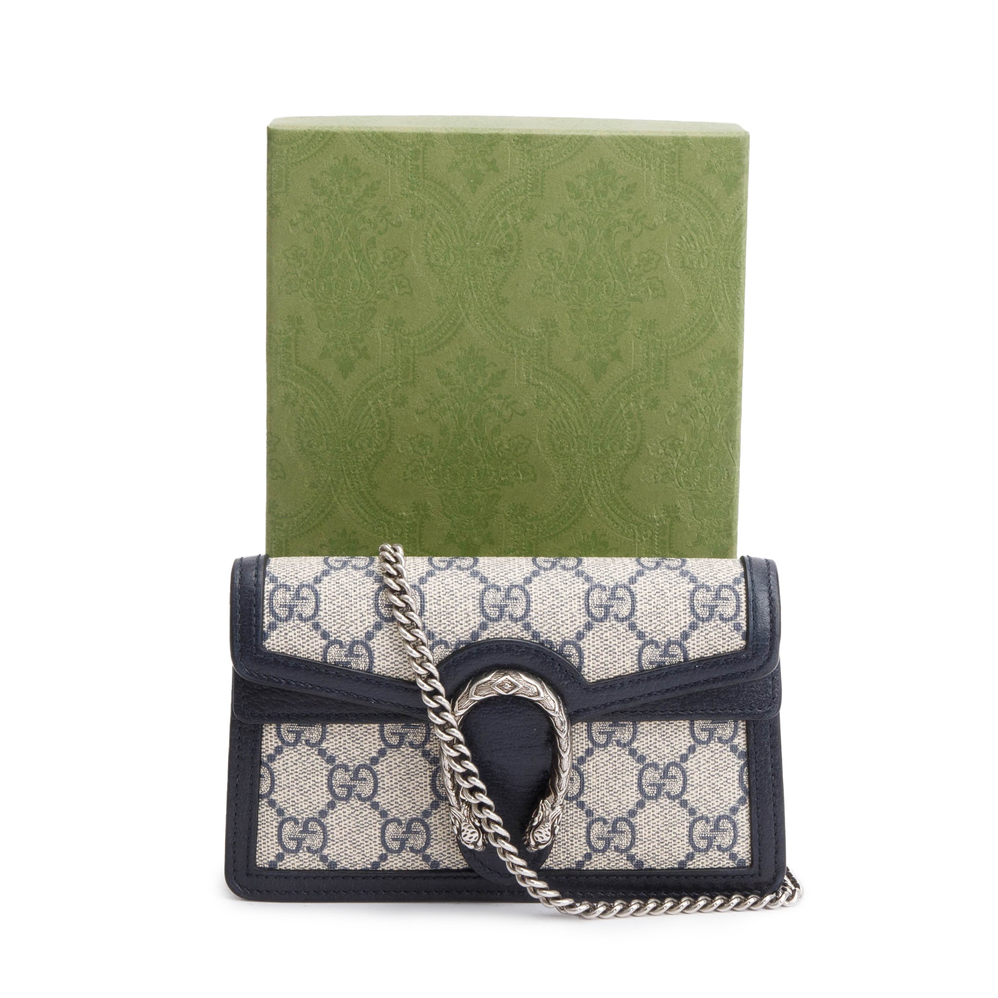 Gucci GG Supreme Dionysus Super Mini Bag w/ Box
