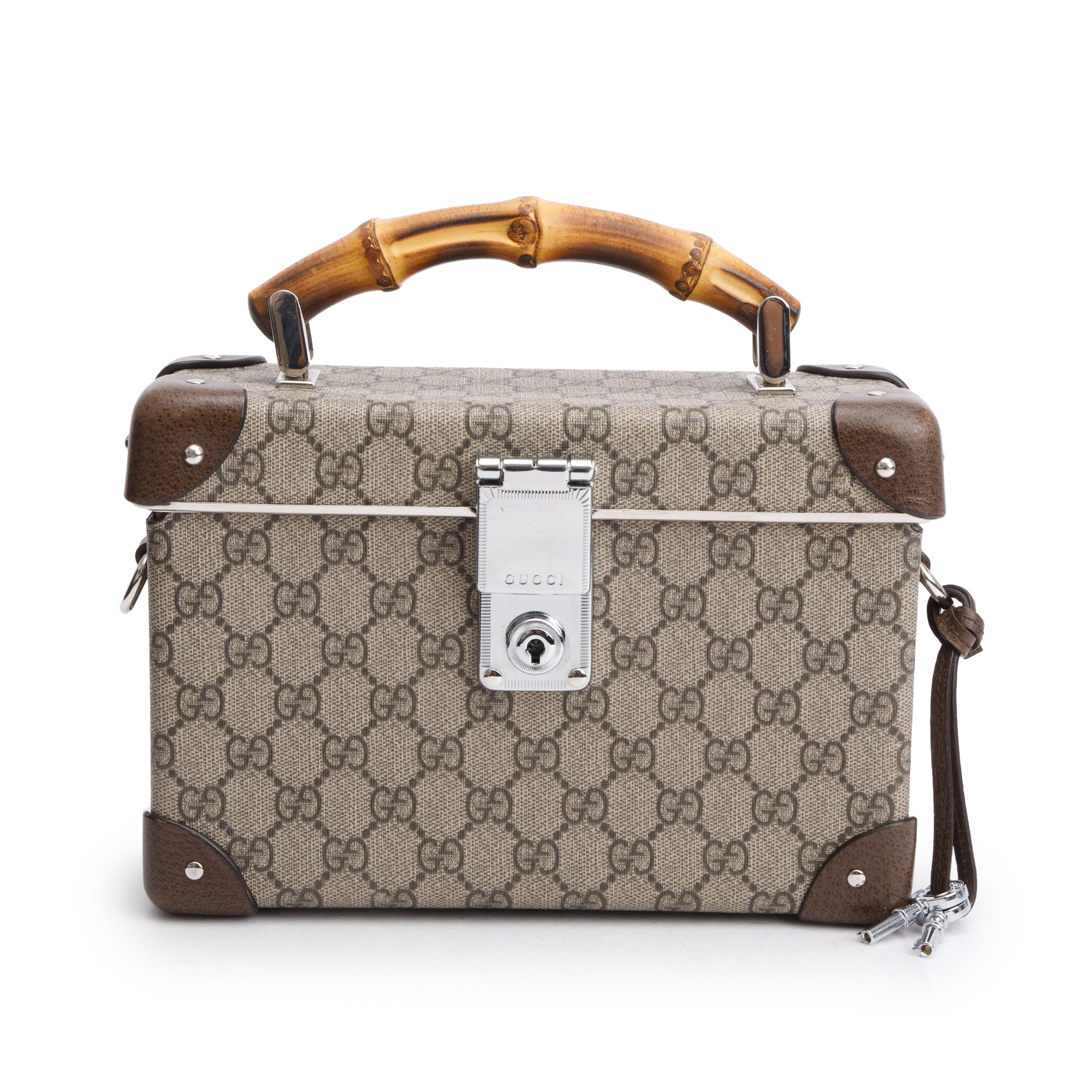 Gucci GG Supreme Globe Trotter Beauty Case