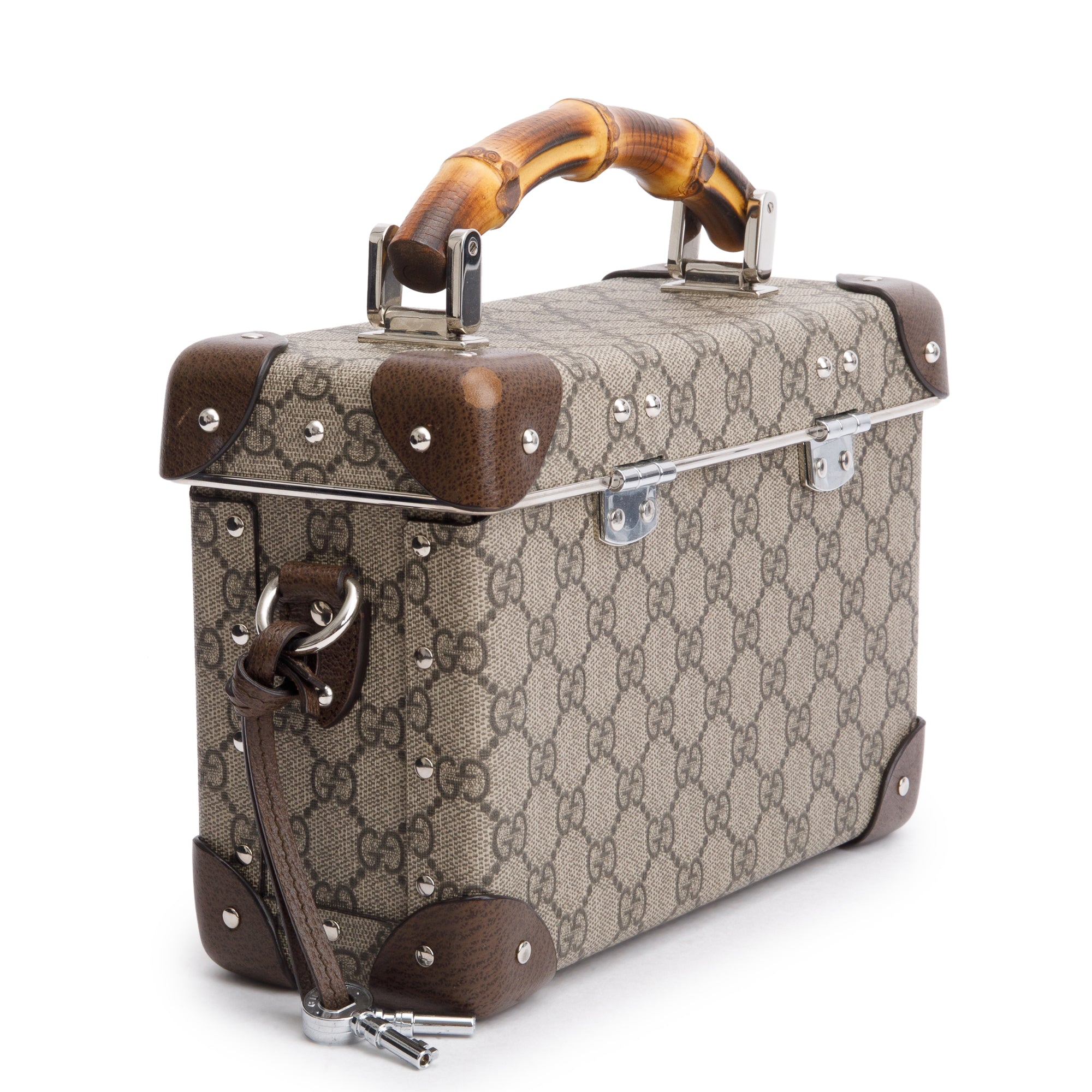 Gucci GG Supreme Globe Trotter Beauty Case