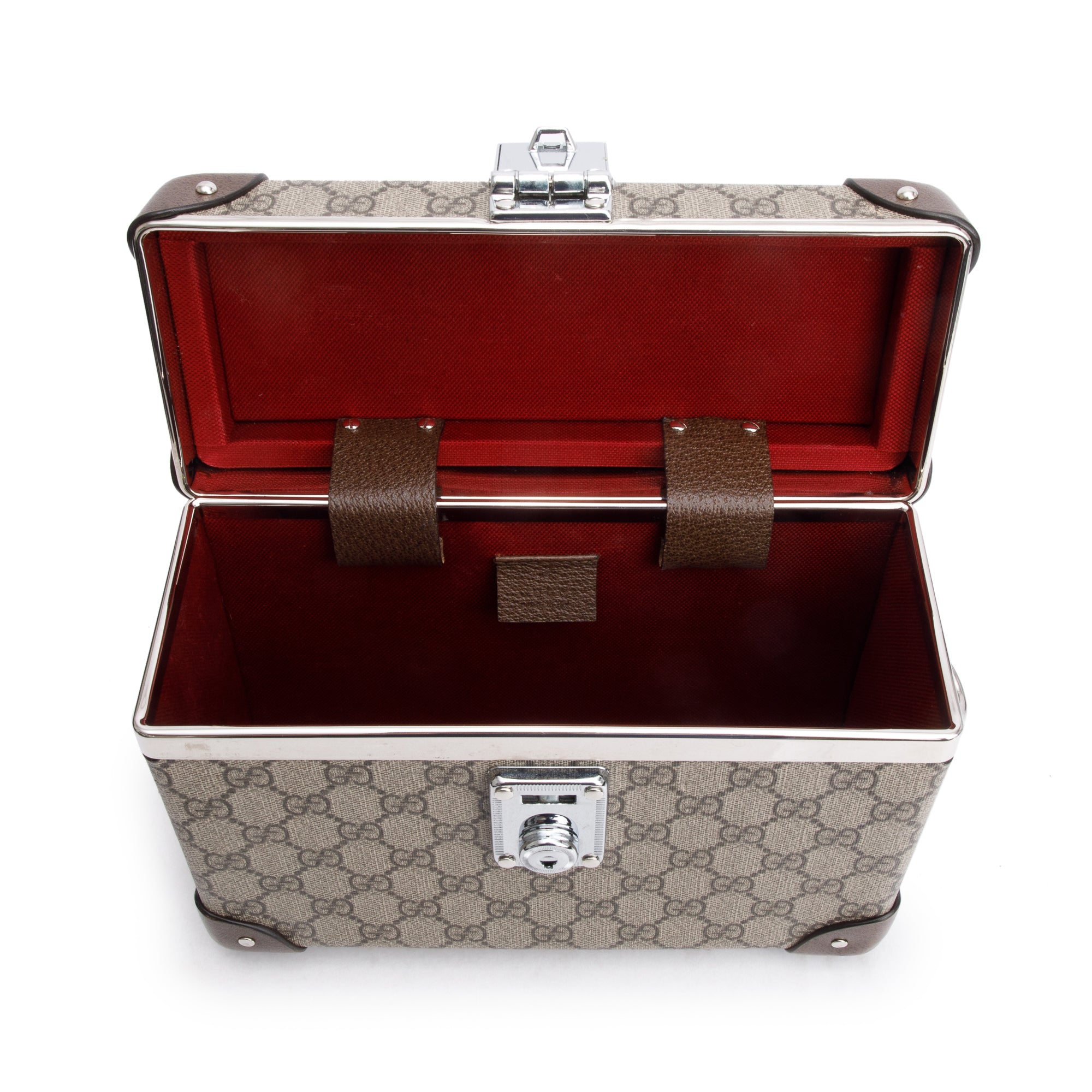Gucci GG Supreme Globe Trotter Beauty Case