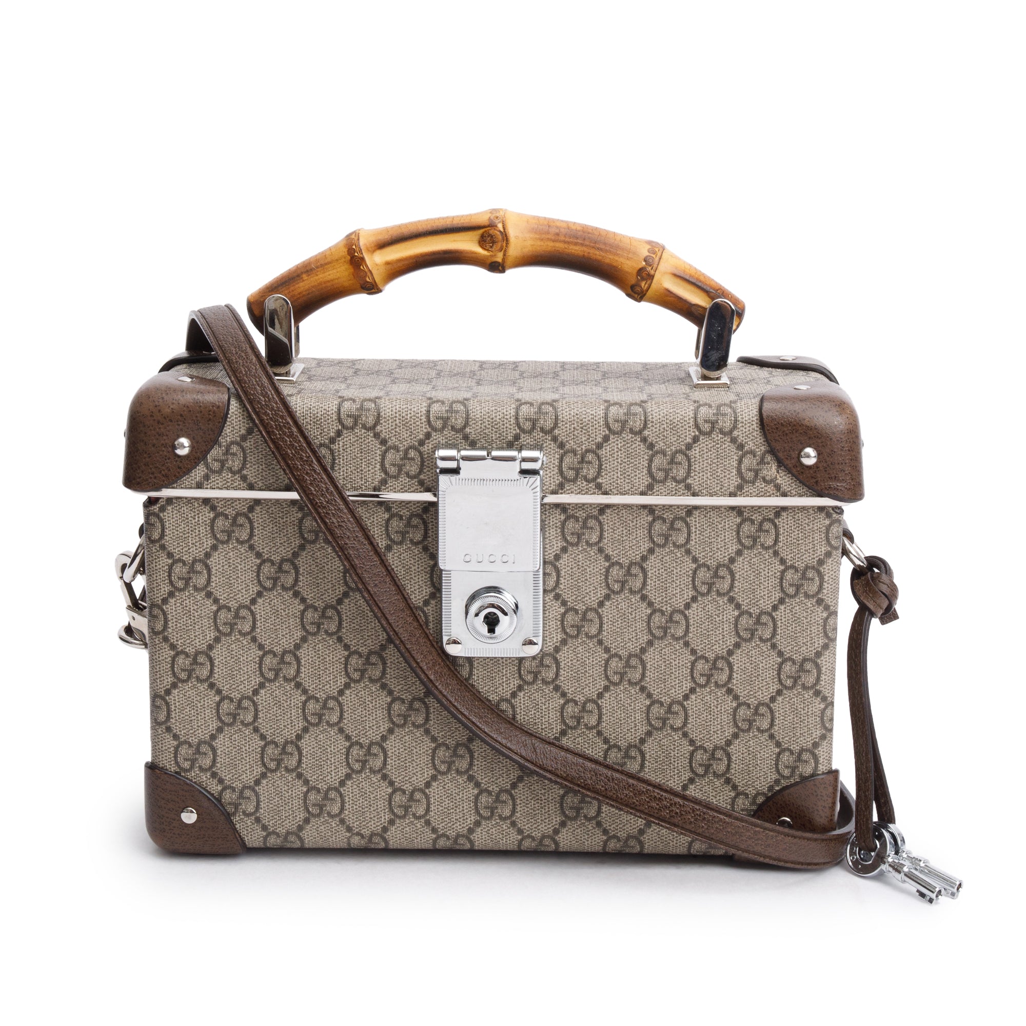 Gucci GG Supreme Globe Trotter Beauty Case