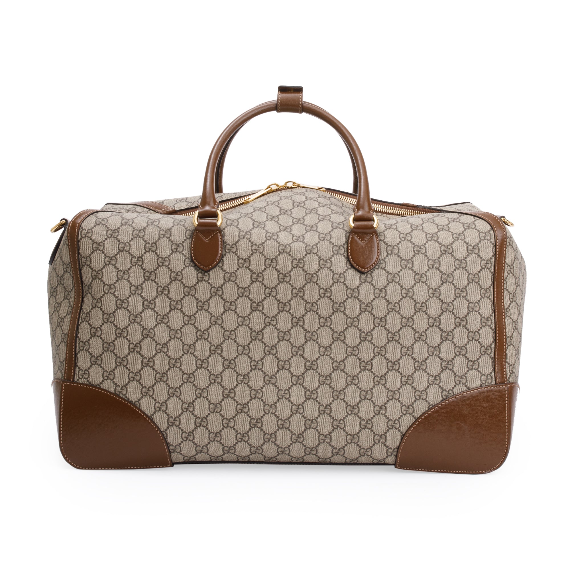 Gucci GG Supreme Interlocking G Duffle Bag w/ Strap