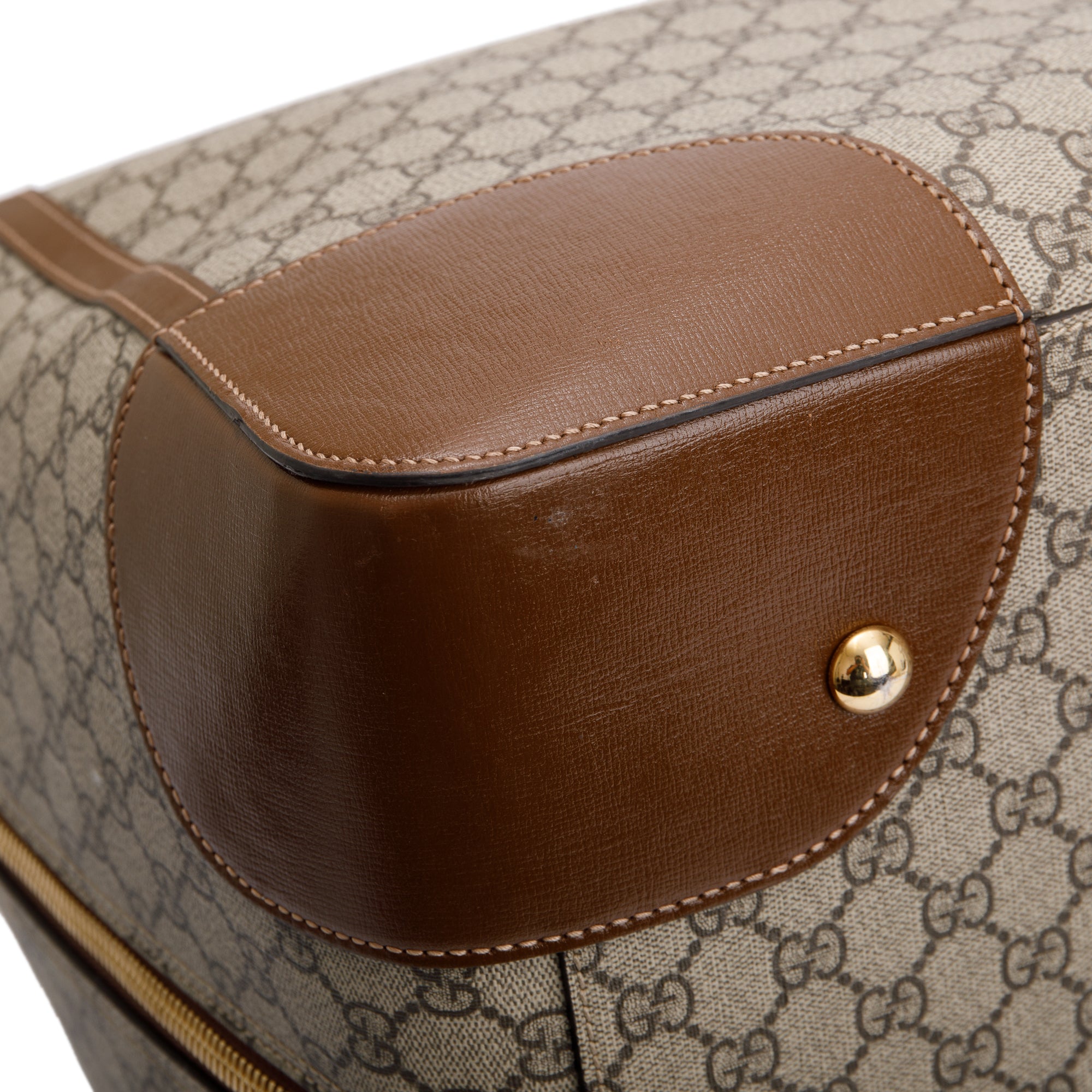 Gucci GG Supreme Interlocking G Duffle Bag w/ Strap