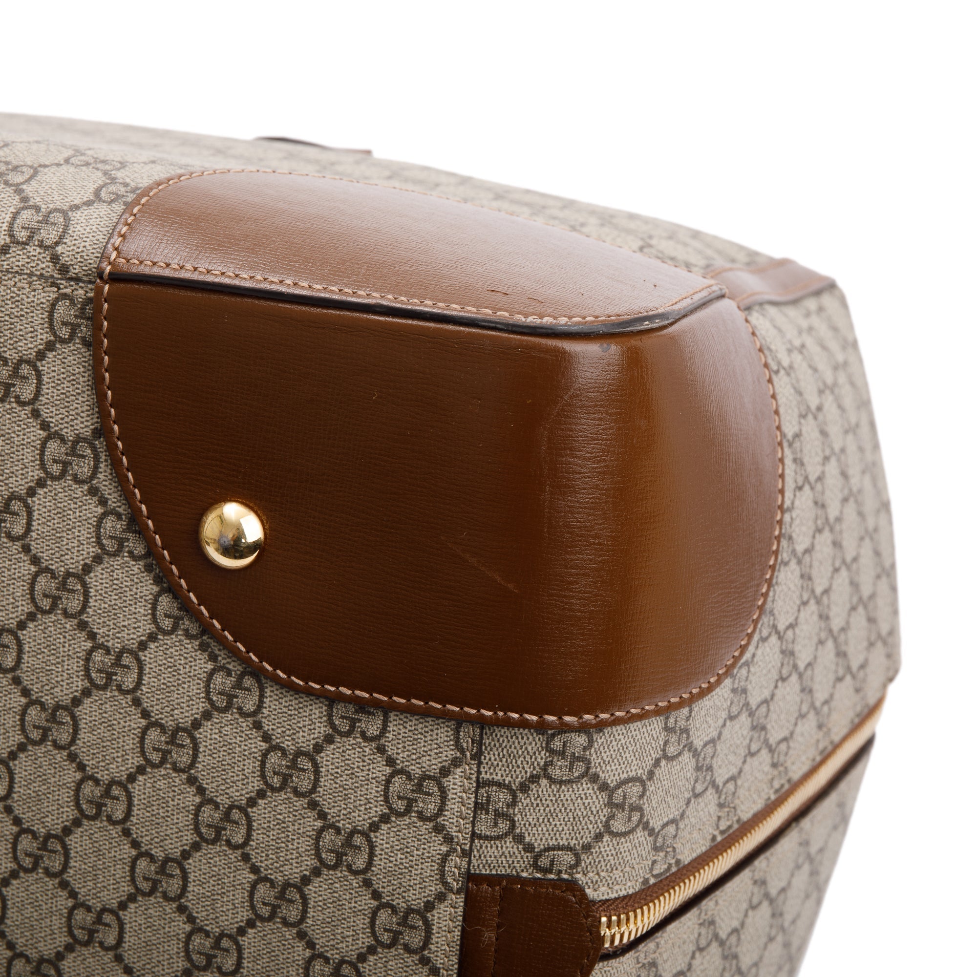 Gucci GG Supreme Interlocking G Duffle Bag w/ Strap