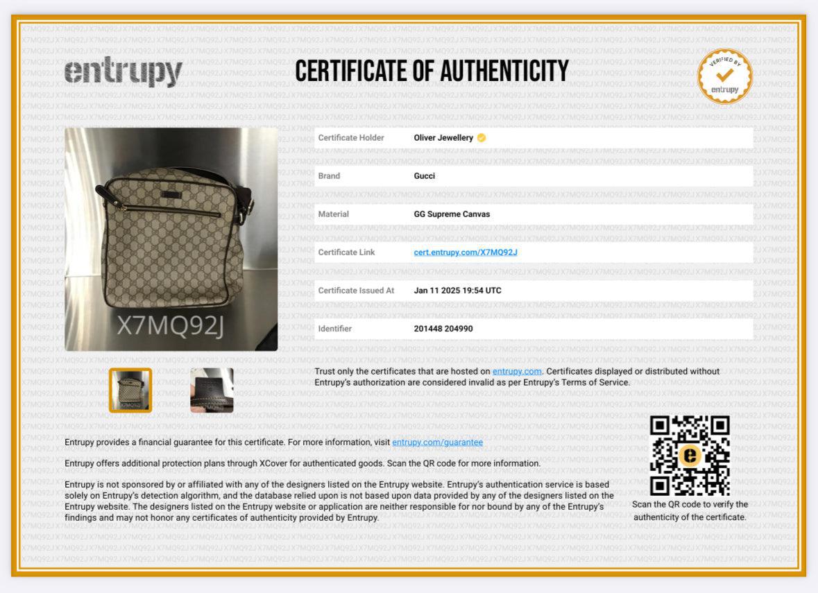 Gucci GG Supreme Medium Messenger Bag