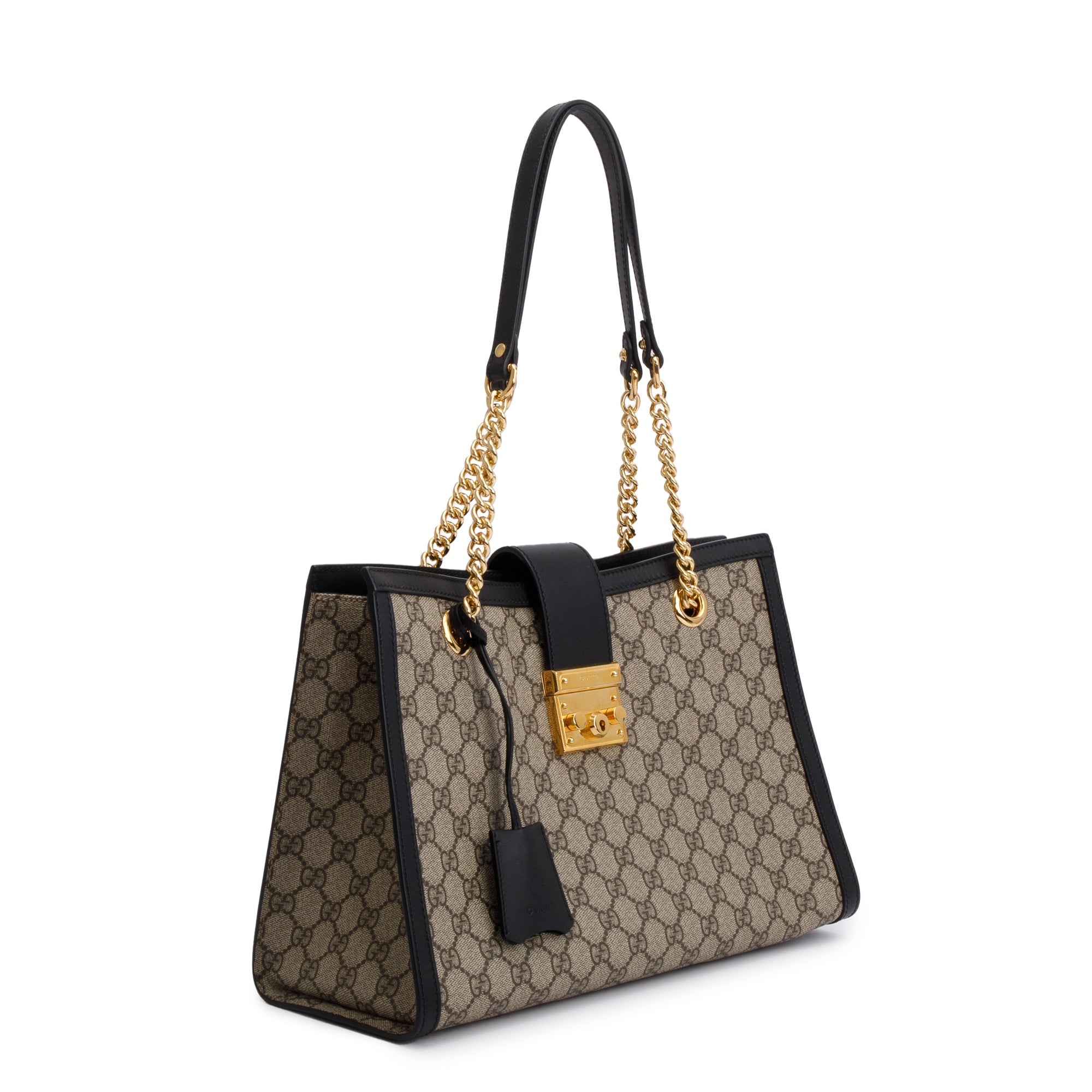 Gucci GG Supreme Medium Padlock Shoulder Bag