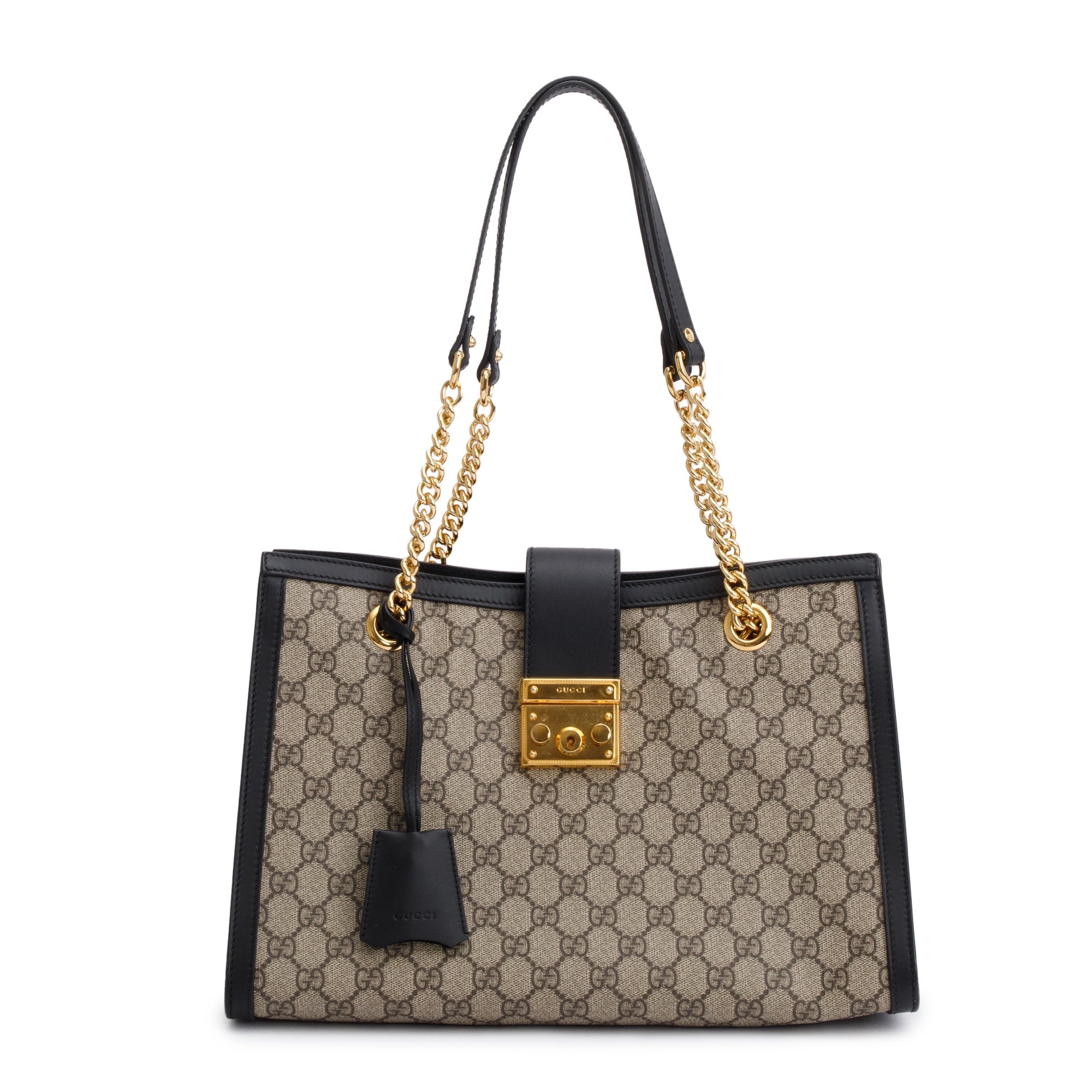 Gucci GG Supreme Medium Padlock Shoulder Bag
