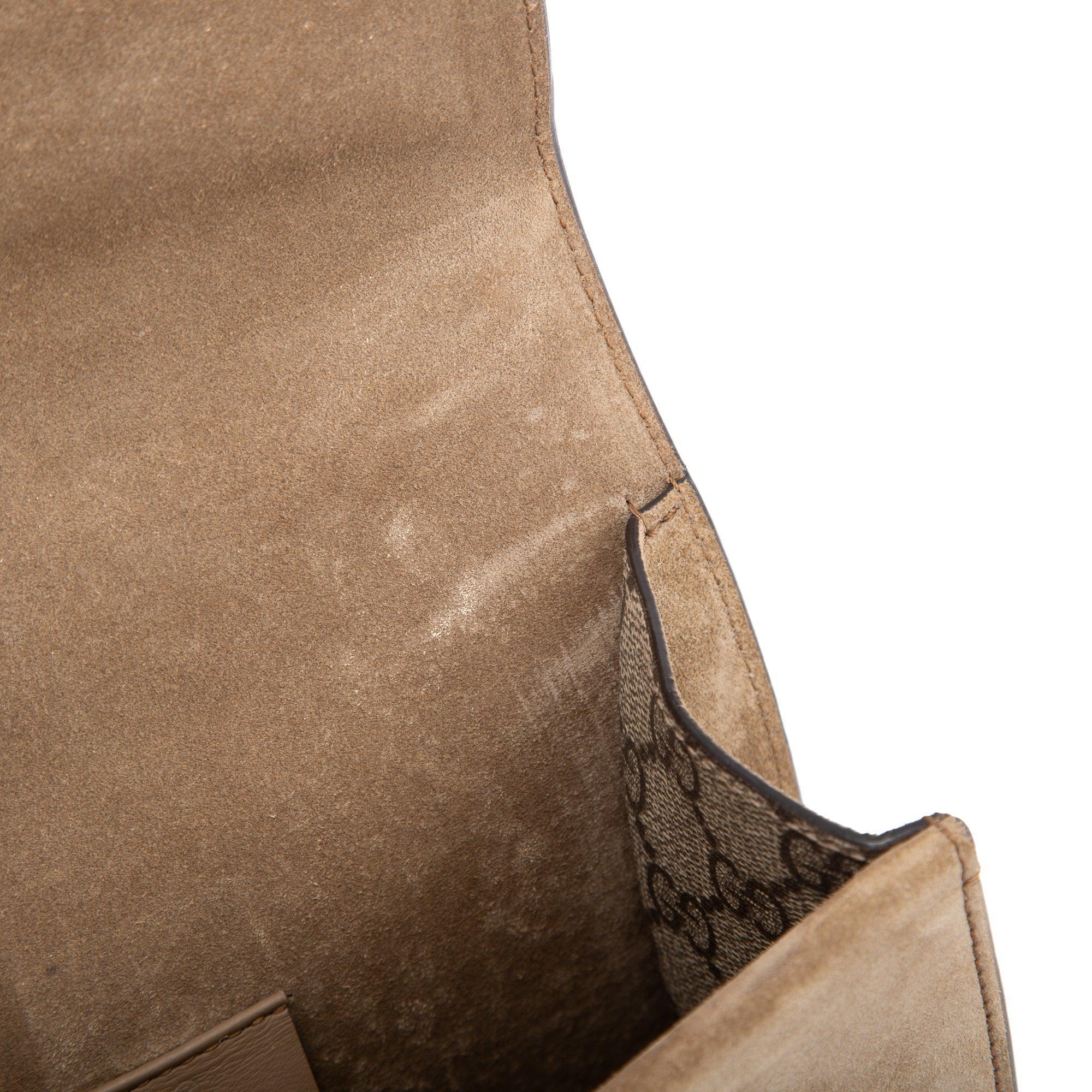 Gucci GG Supreme Mini Dionysus Shoulder Bag w/ Box