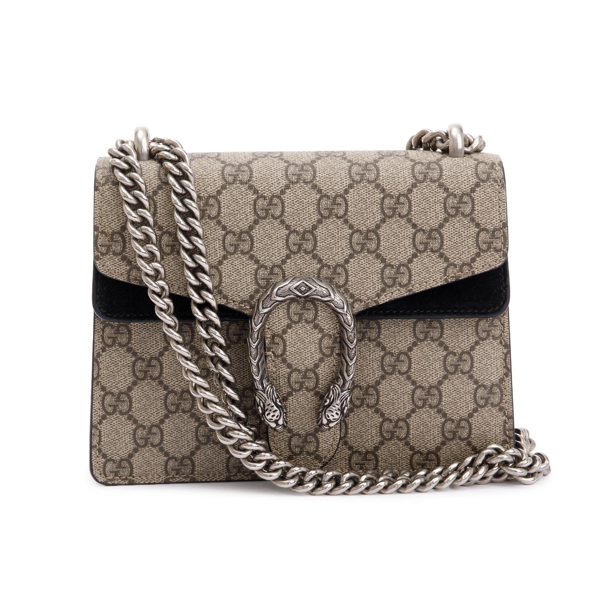 Gucci GG Supreme Mini Dionysus Shoulder Bag w/ Box