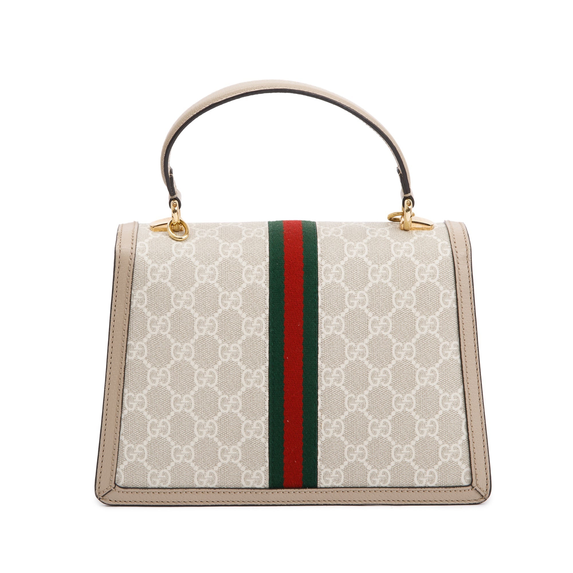 Gucci GG Supreme Monogram Small Ophidia Top Handle Bag