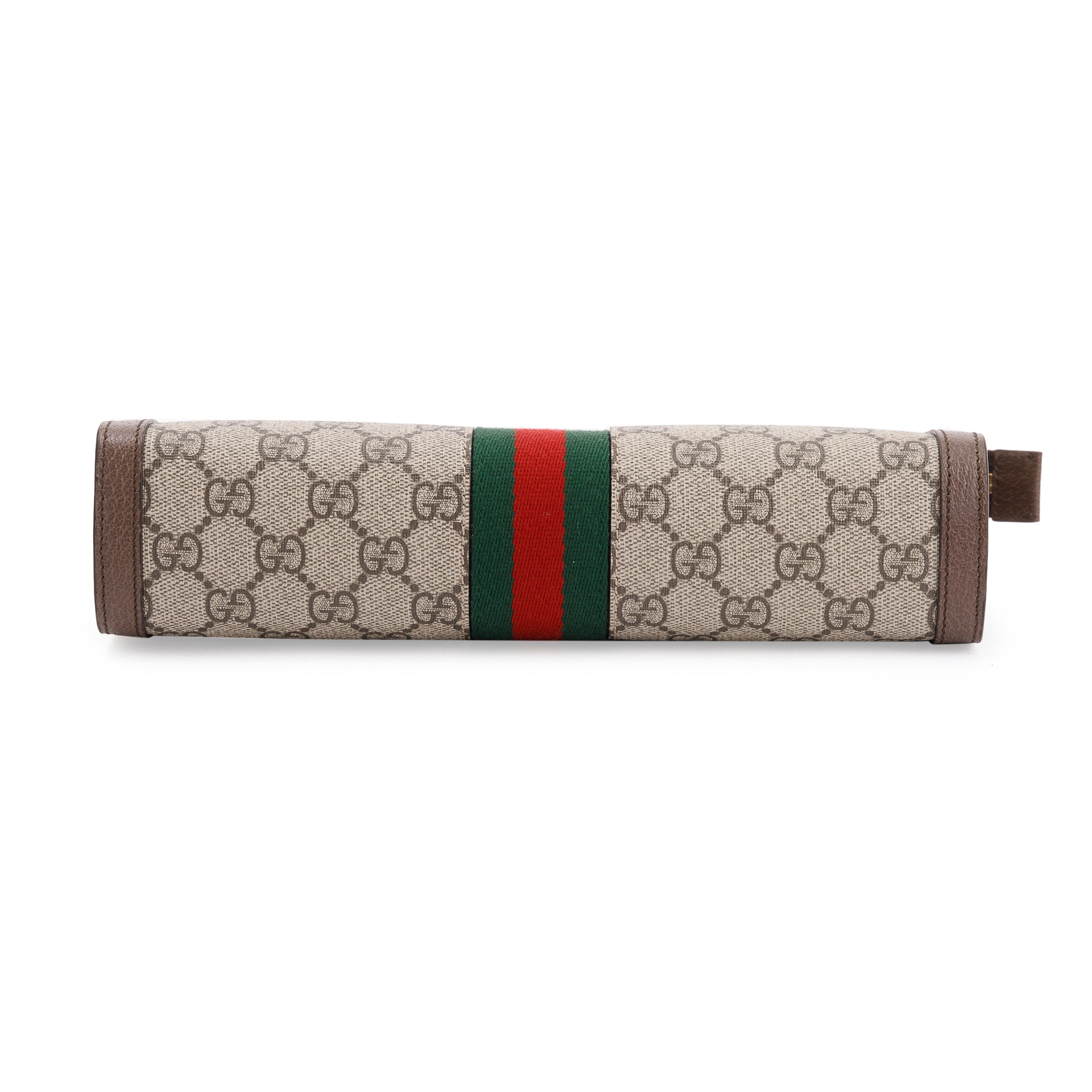 Gucci GG Supreme Monogram Web Ophidia Pouch w/ Box