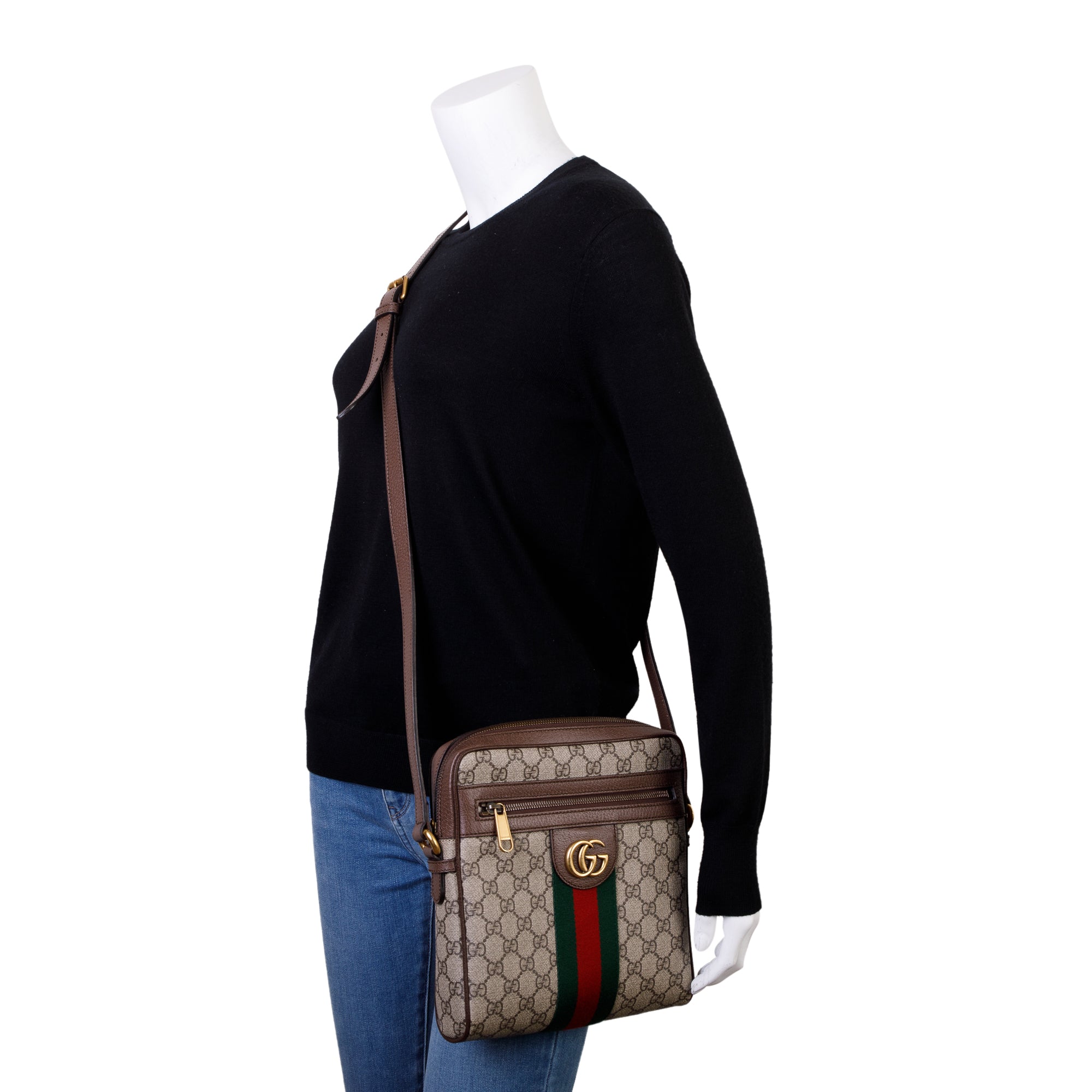 Gucci GG Supreme Ophidia GG Small Messenger Bag