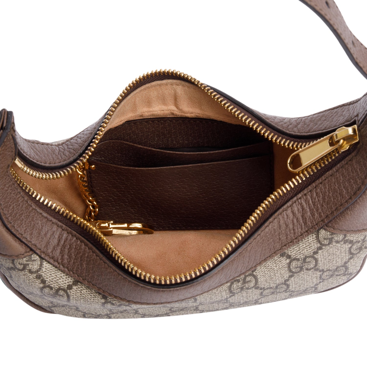 Gucci GG Supreme Ophidia Half-Moon Mini Bag