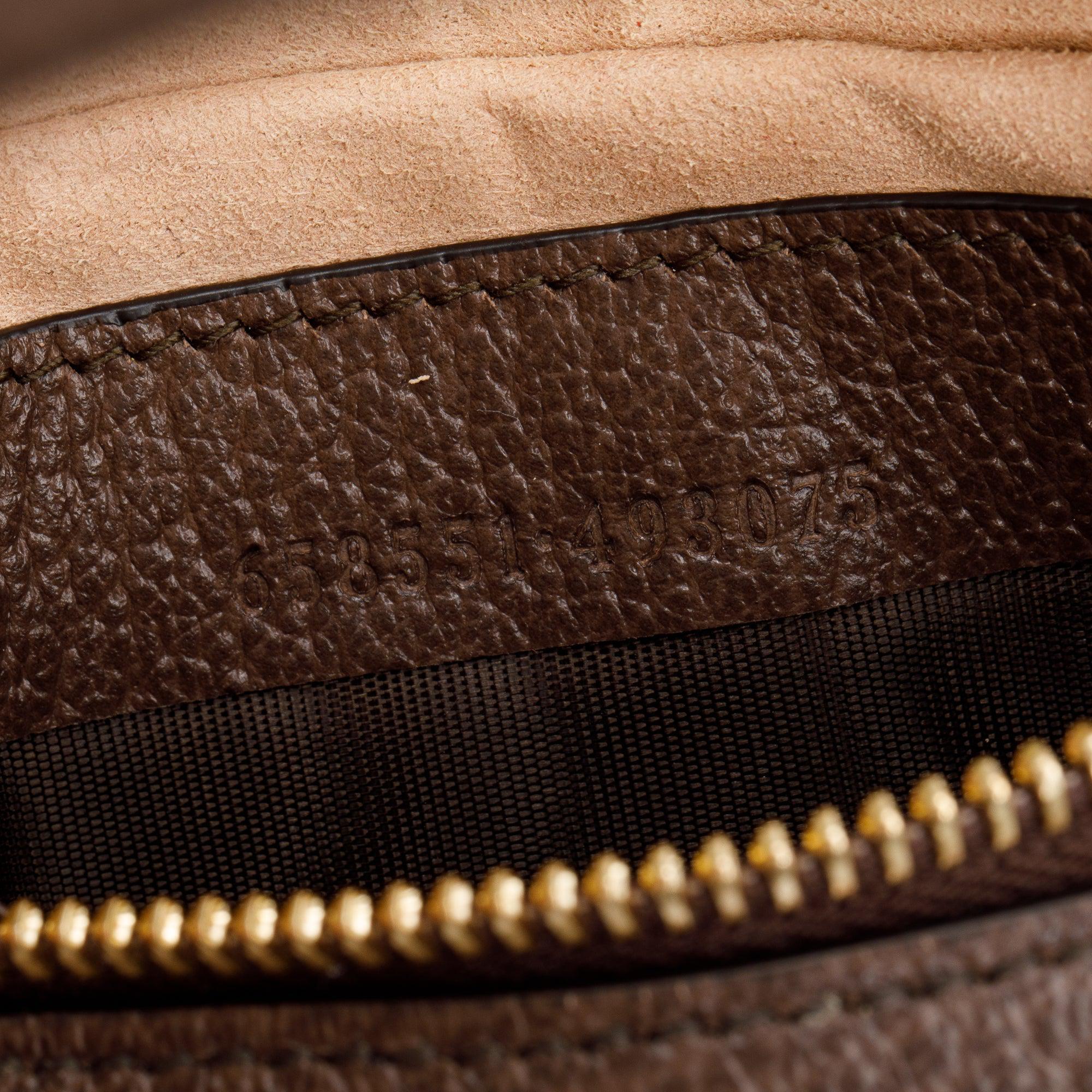 Gucci GG Supreme Ophidia Half-Moon Mini Bag w/ Box