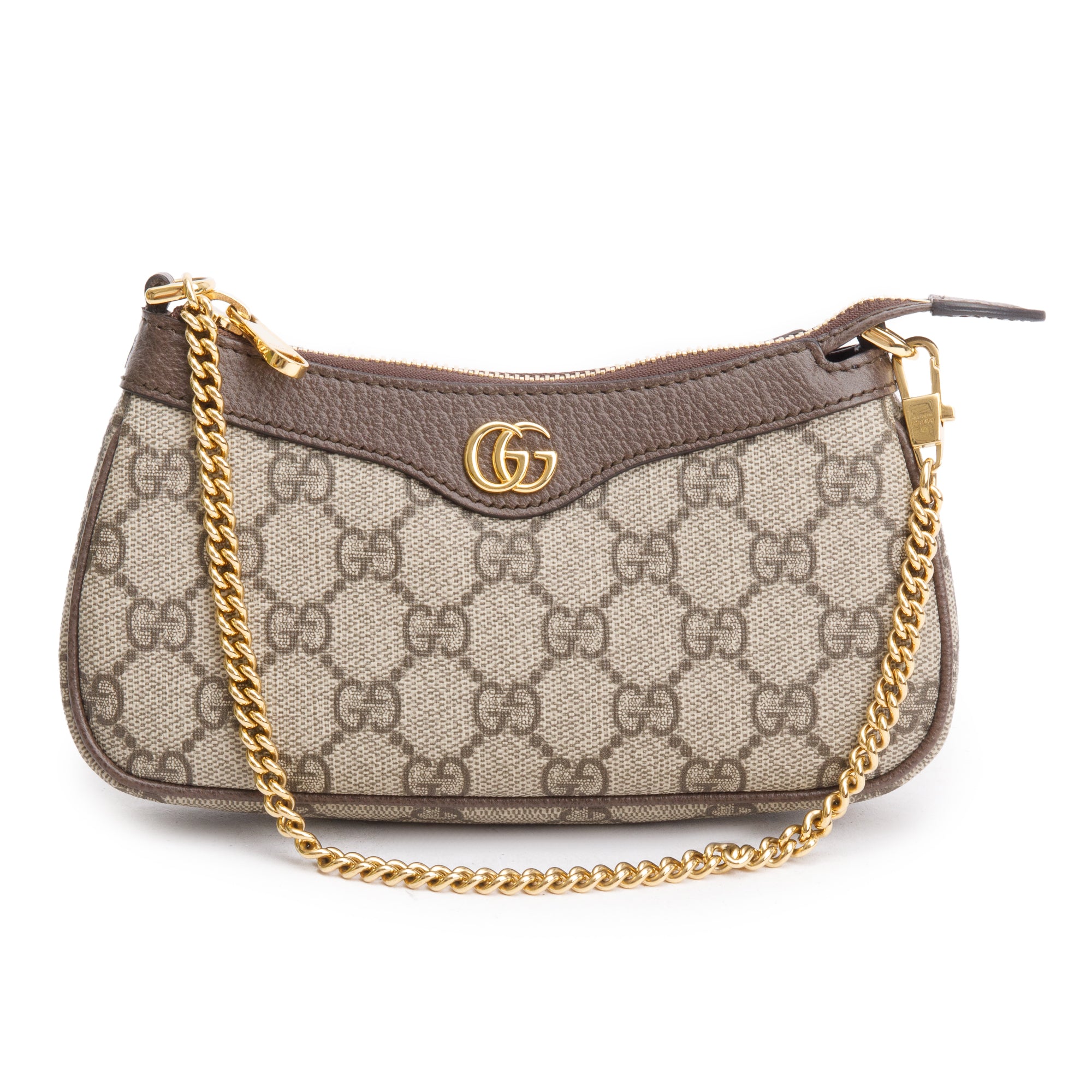 Gucci GG Supreme Ophidia Mini Chain Bag w/ Box
