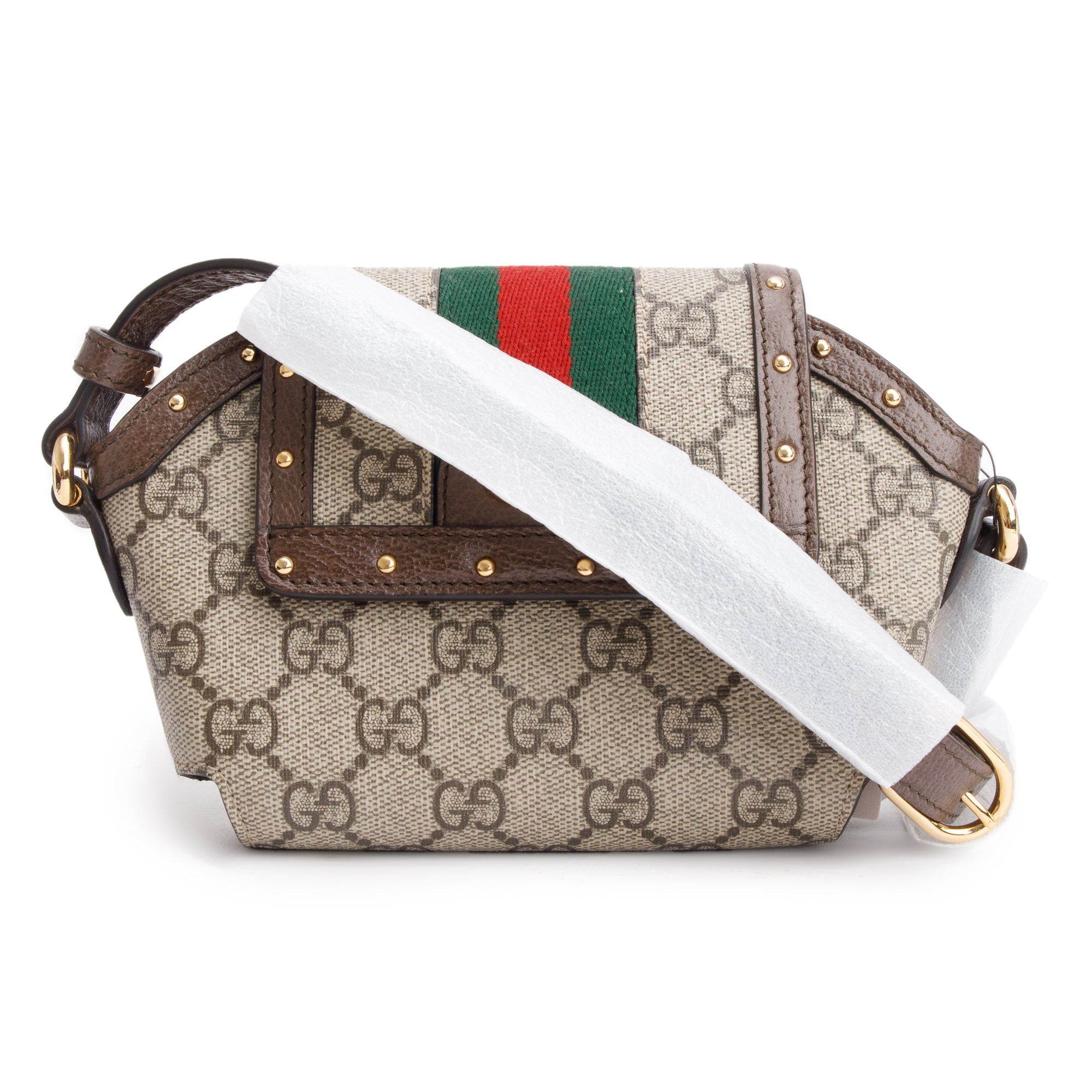 Gucci GG Supreme Ophidia Web Headphones Case Bag