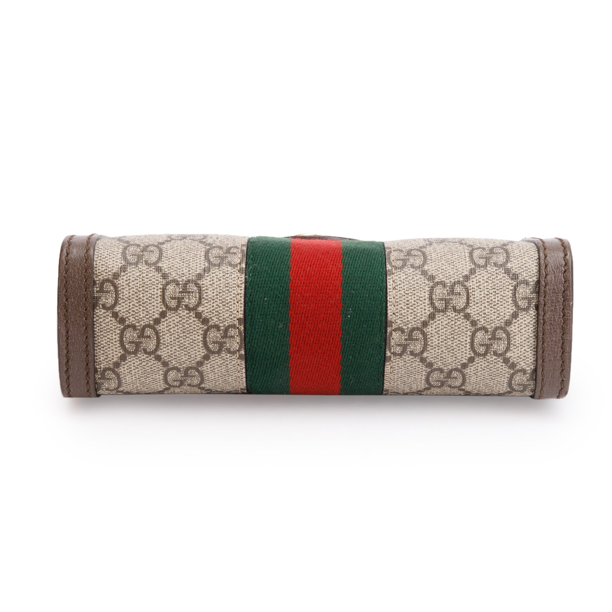 Gucci GG Supreme Ophidia Web Mini Chain Shoulder Bag w/ Box & Receipt