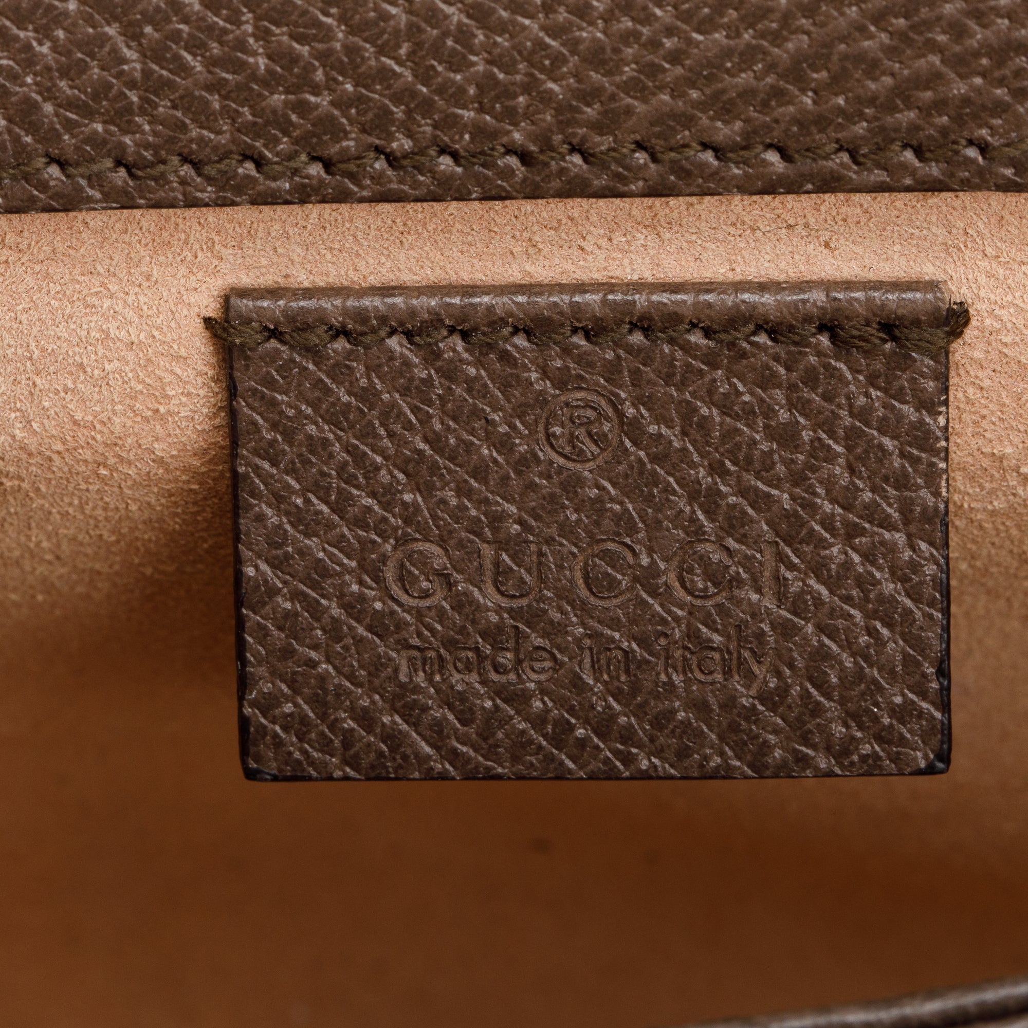 Gucci GG Supreme Ophidia Web Mini Chain Shoulder Bag w/ Box & Receipt