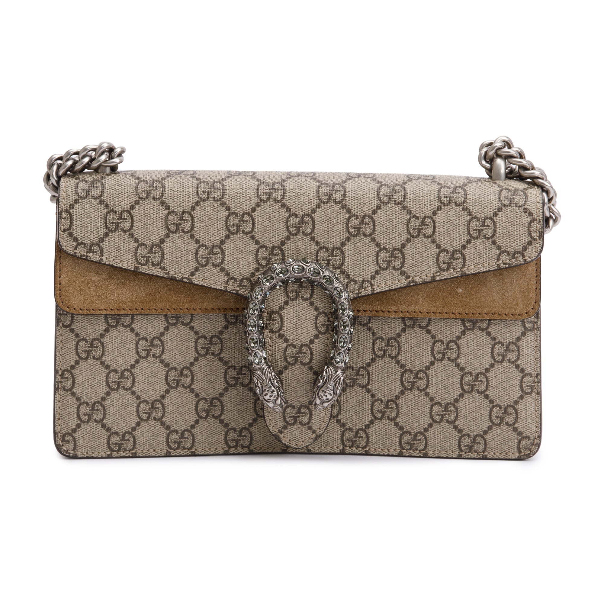 Gucci GG Supreme Small Dionysus Rectangular Shoulder Bag