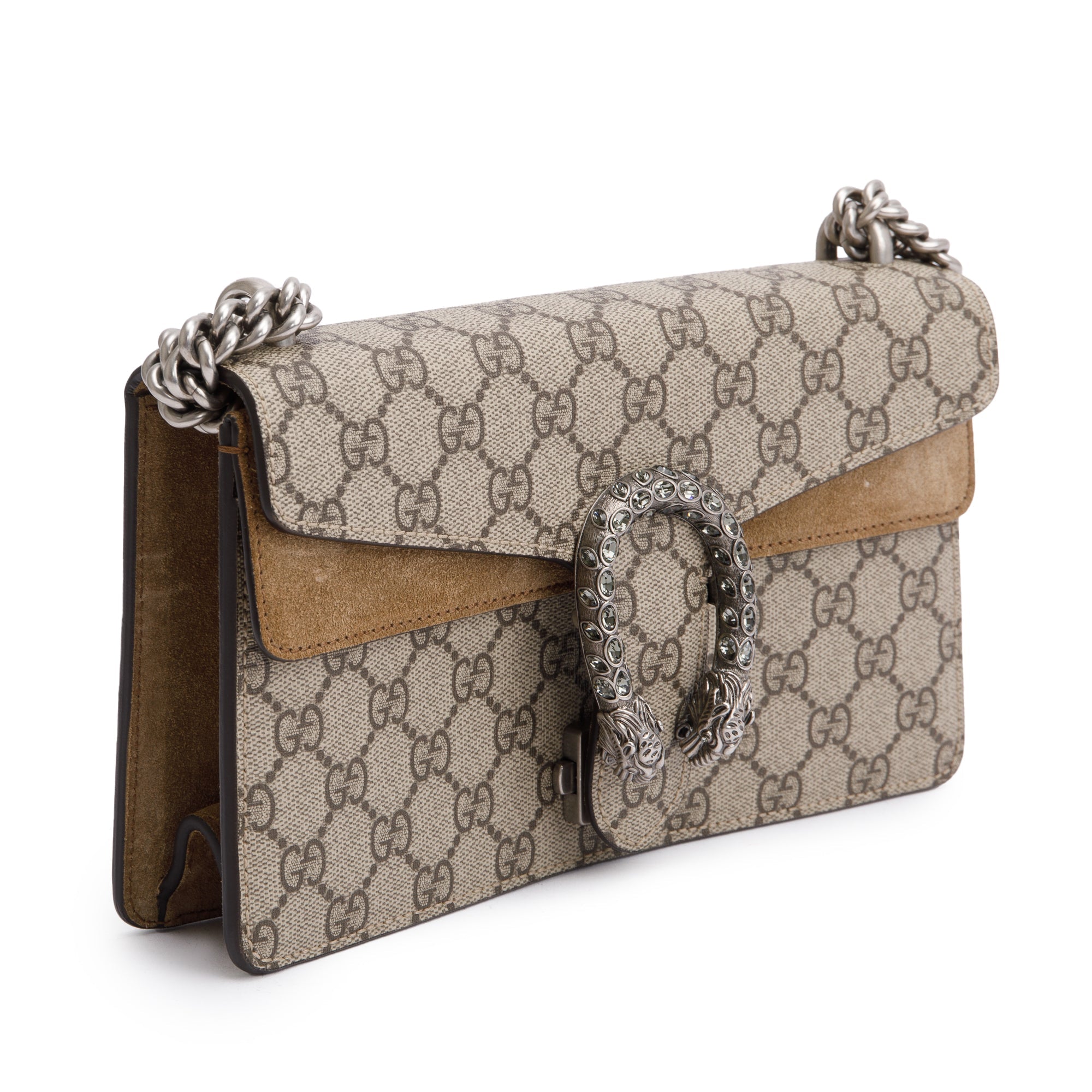 Gucci GG Supreme Small Dionysus Rectangular Shoulder Bag
