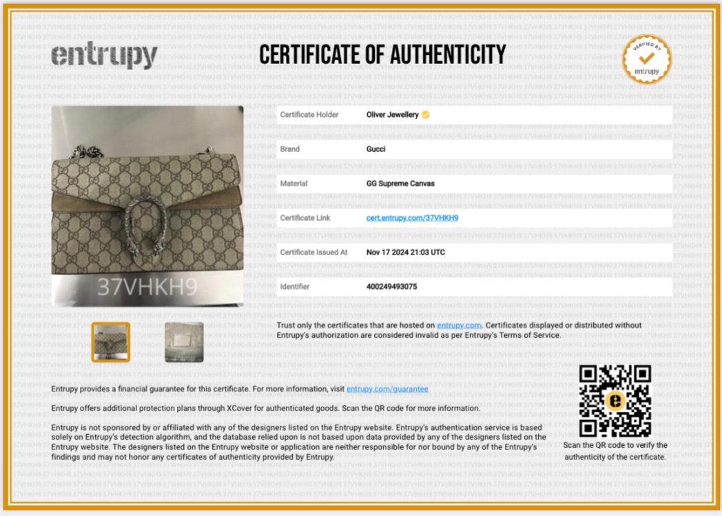 Gucci GG Supreme Small Dionysus Shoulder Bag