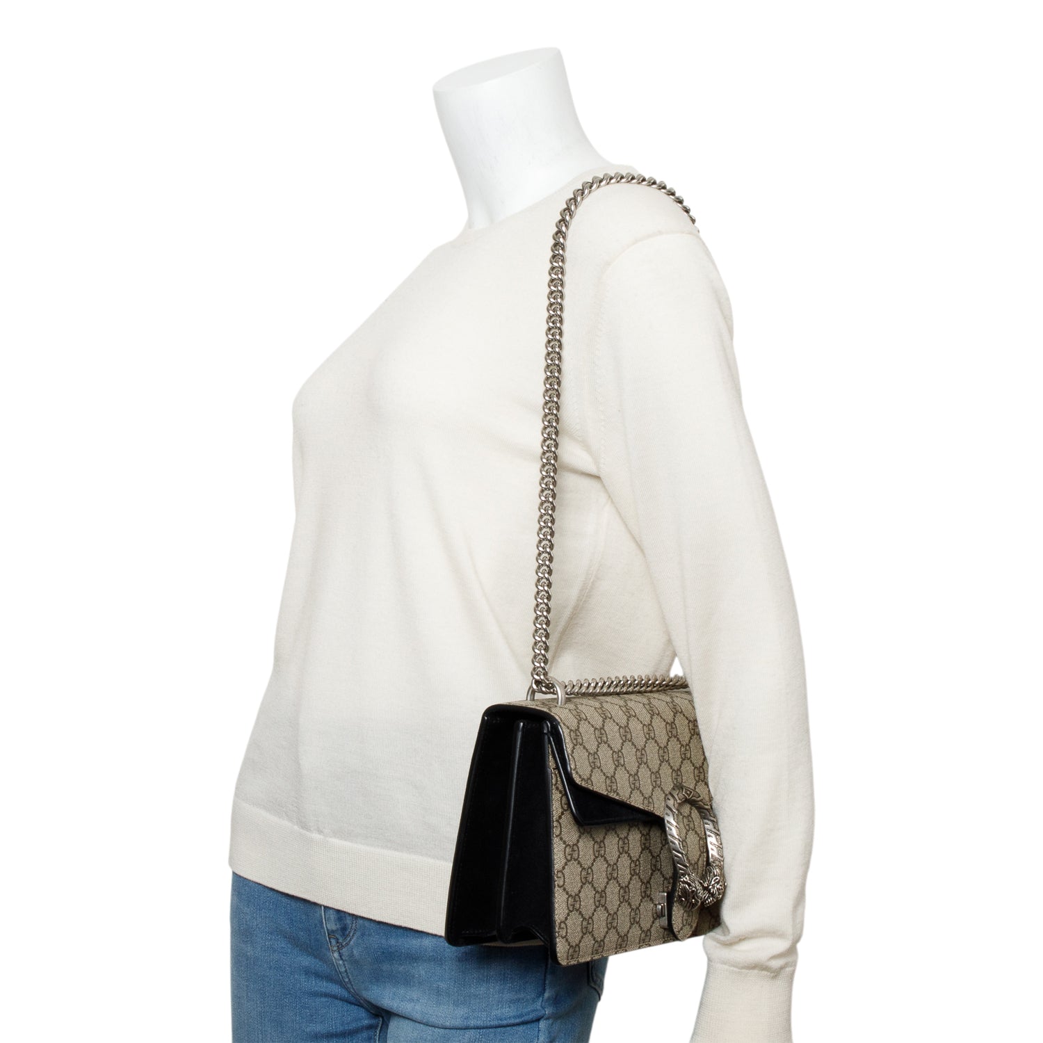 Gucci GG Supreme Small Dionysus Shoulder Bag