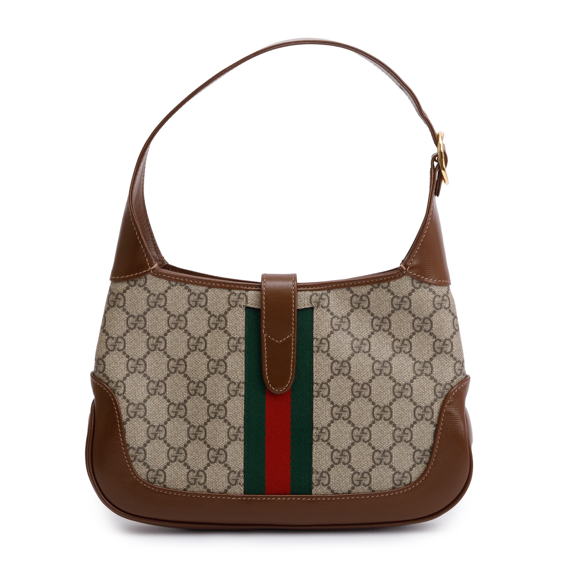 Gucci GG Supreme Small Jackie 1961 Shoulder Bag w/ Strap