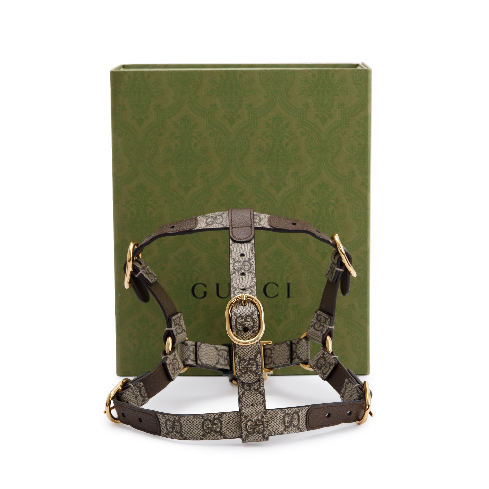 Gucci GG Supreme Small/Medium Pet Harness w/ Box