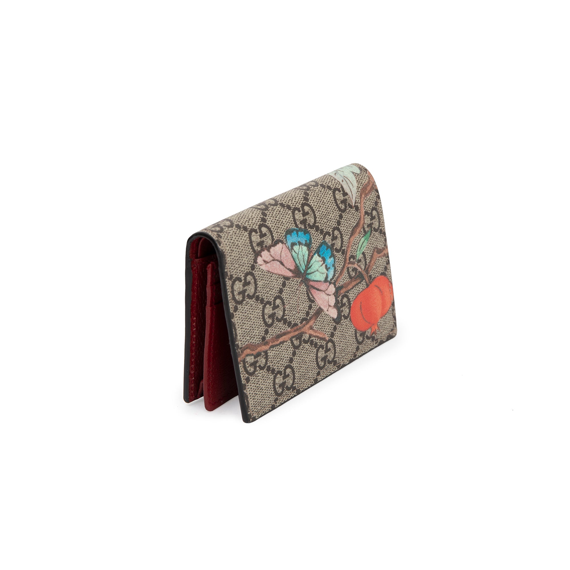 Gucci GG Supreme Tian Card Case Wallet