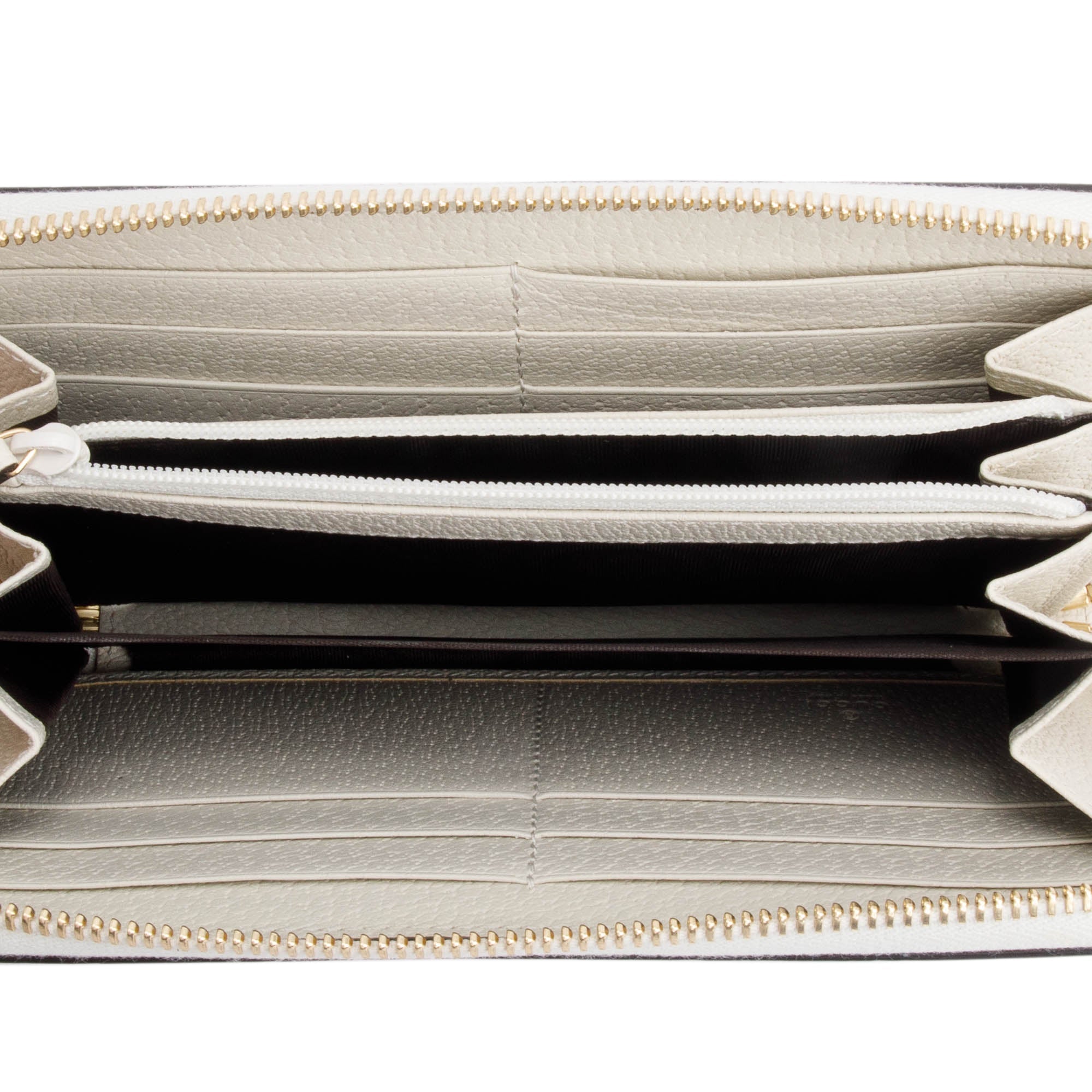 Gucci GG Supreme Web Blooms Ophidia GG Zip Around wallet w/ Box