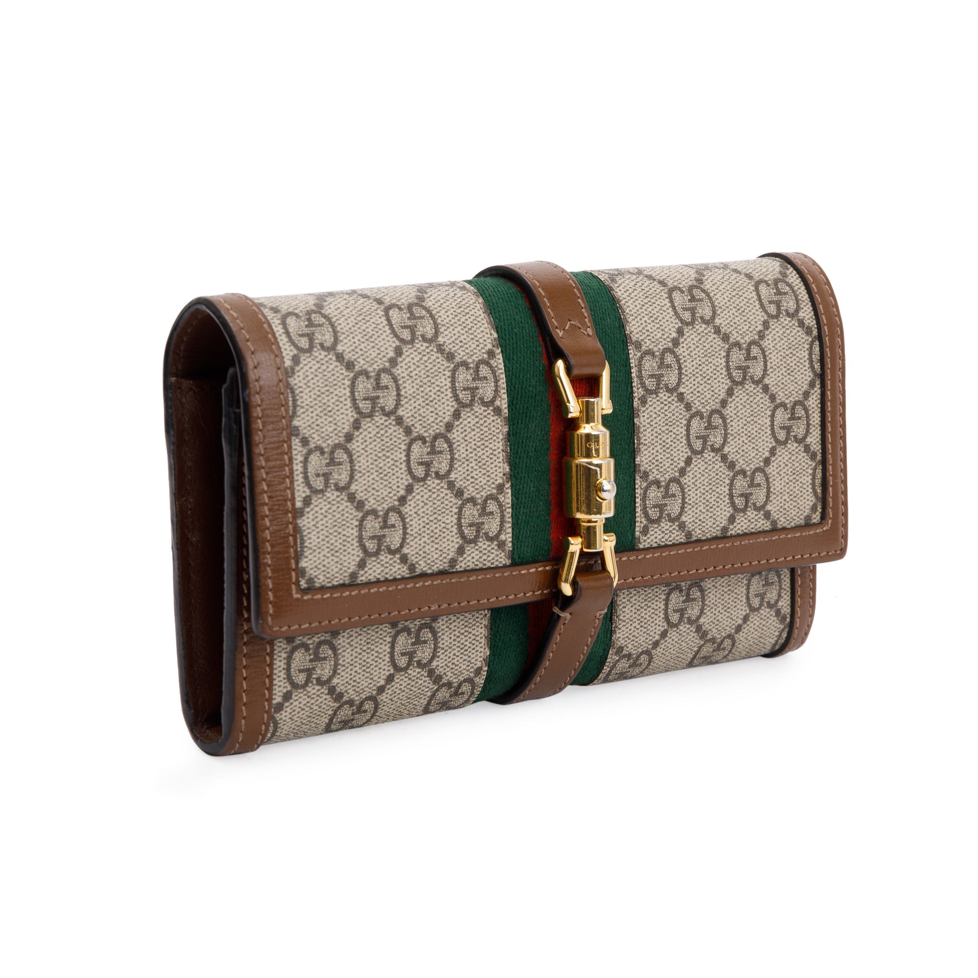 Gucci GG Supreme Web Jackie 1961 Wallet on Chain