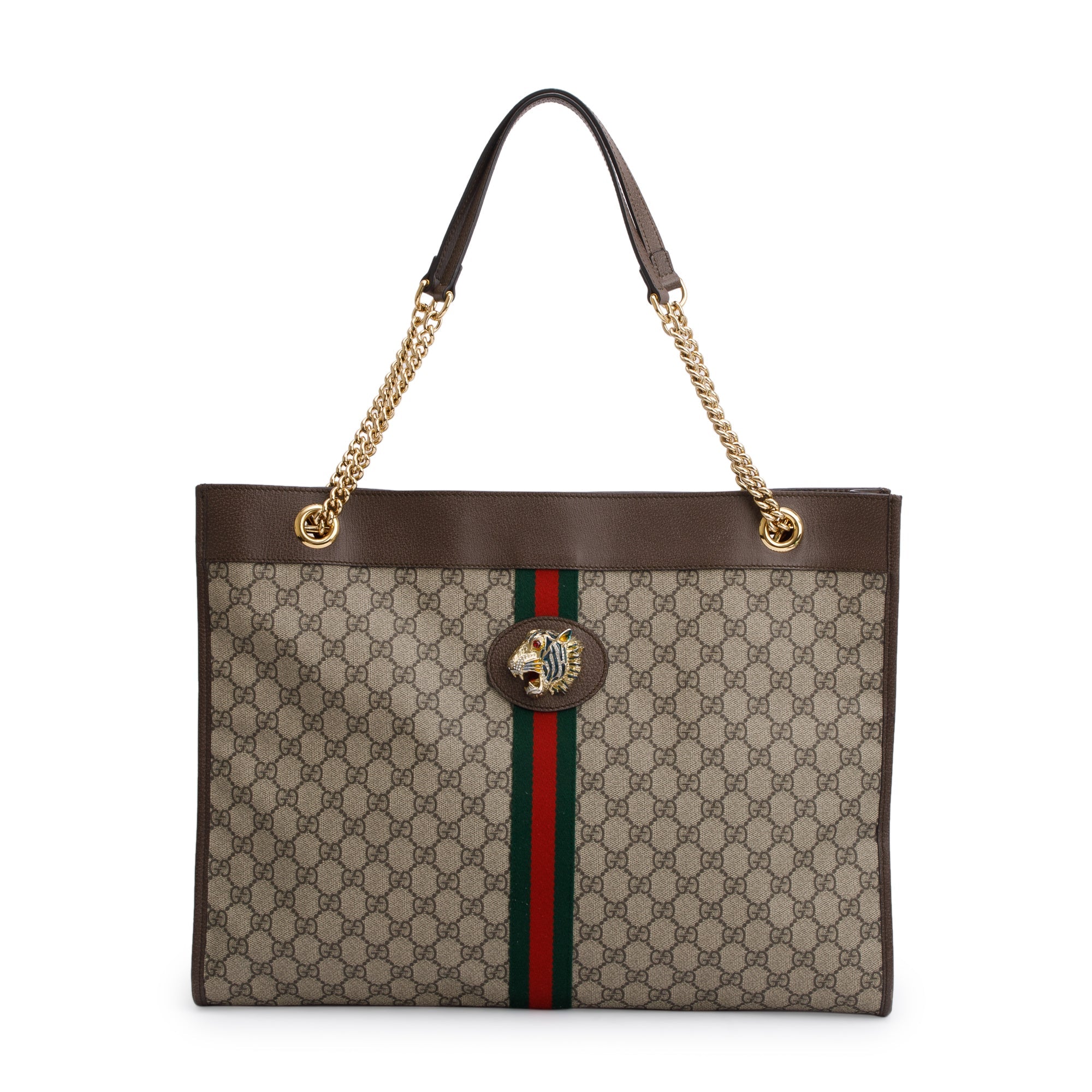 Gucci GG Supreme Web Large Rajah Tote w/ Pouch