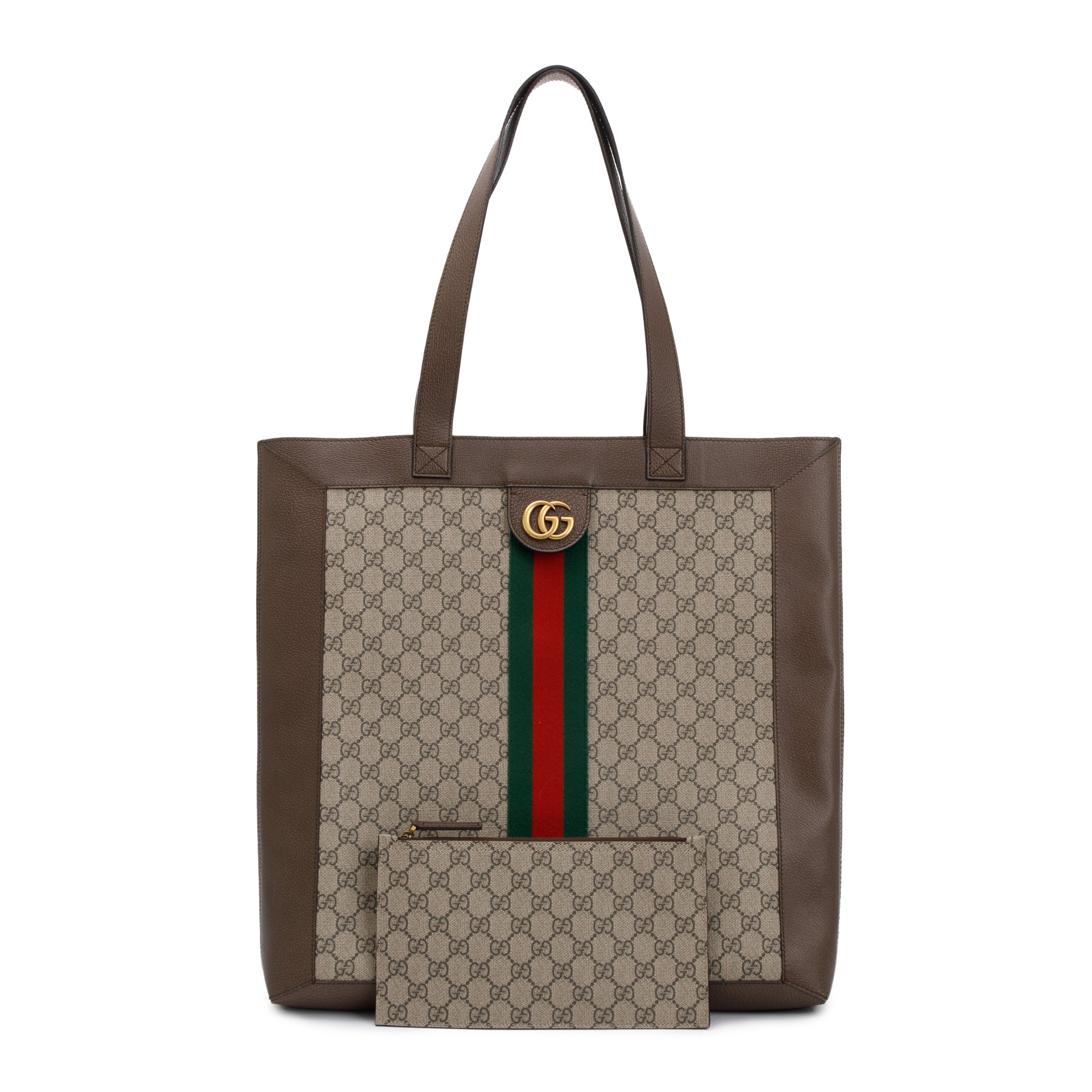 Gucci GG Supreme Web Large Soft Ophidia Tote w/ Pouch