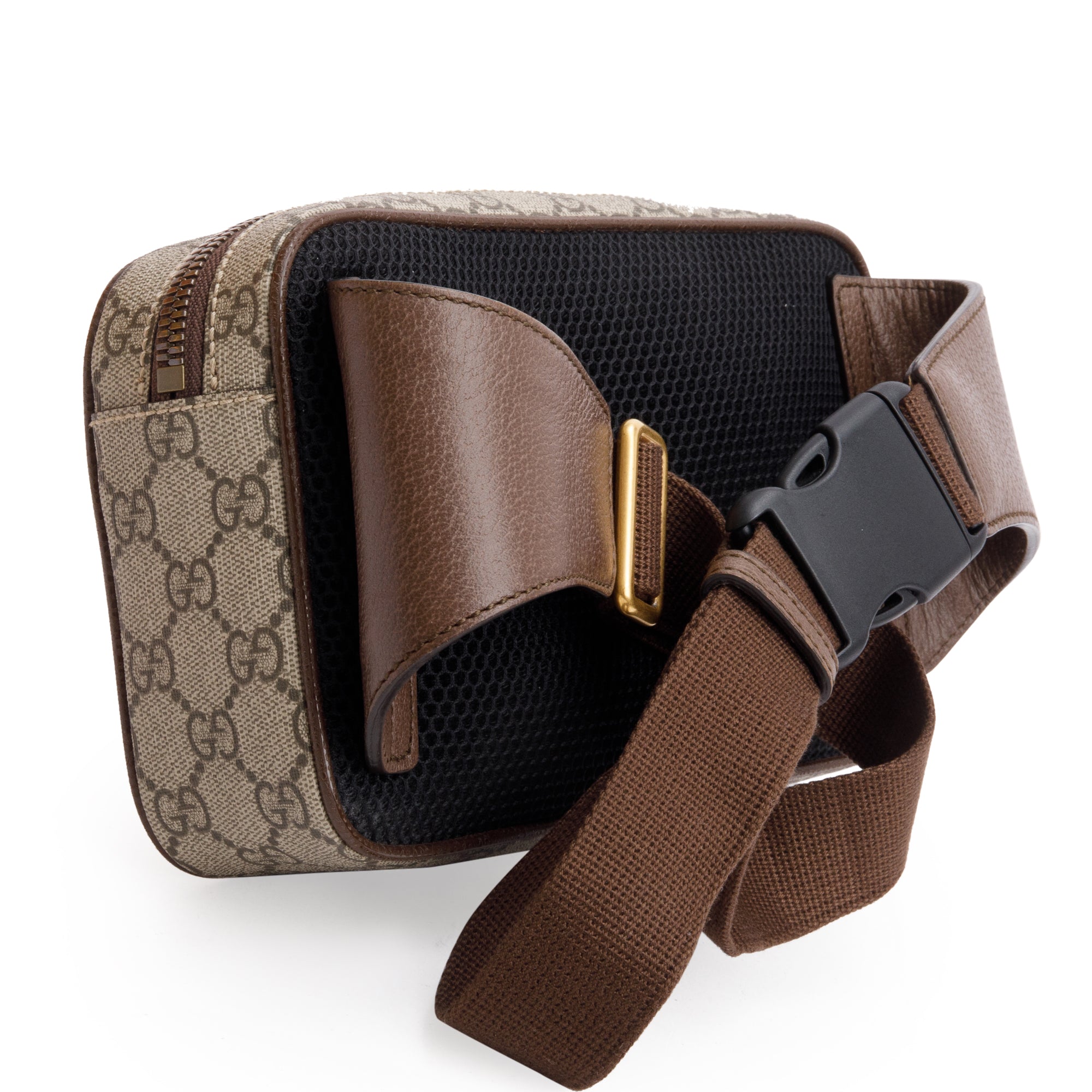 Gucci GG Supreme Web Medium Ophidia GG Belt Bag w/ Box